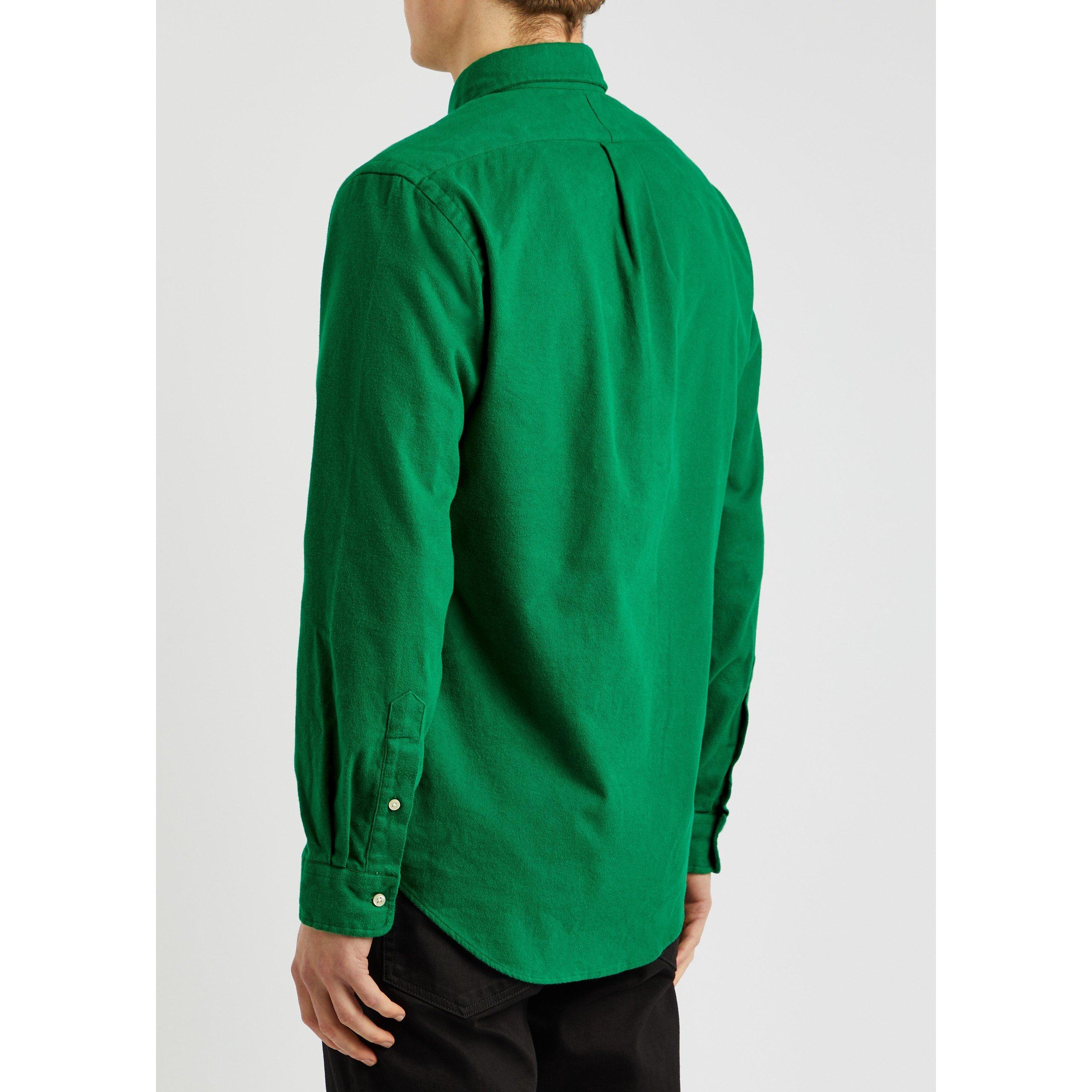 GREEN - Polo Ralph Lauren - PRL SHIRT LS FLNNL SLM - 3