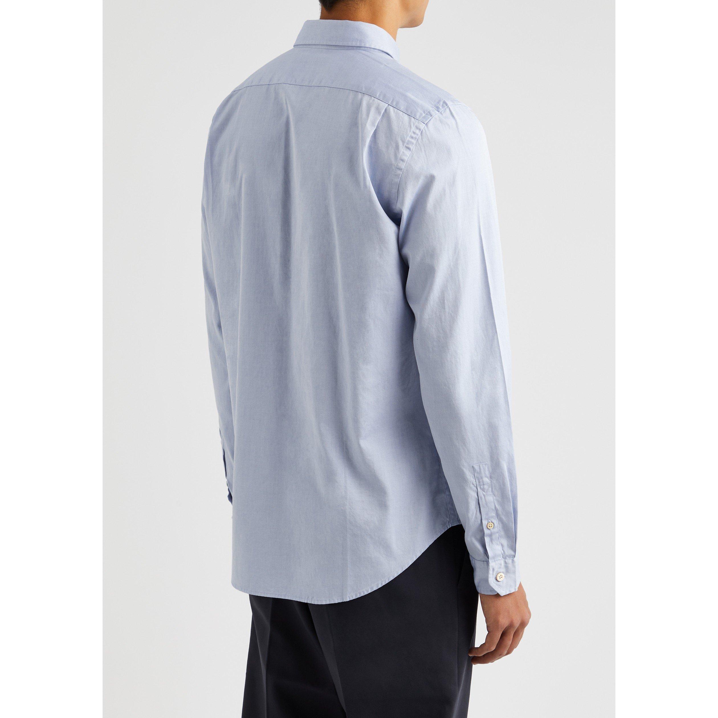 LIGHT BLUE - PS Paul Smith - PS SHRT LS ZEB LOGO - 3