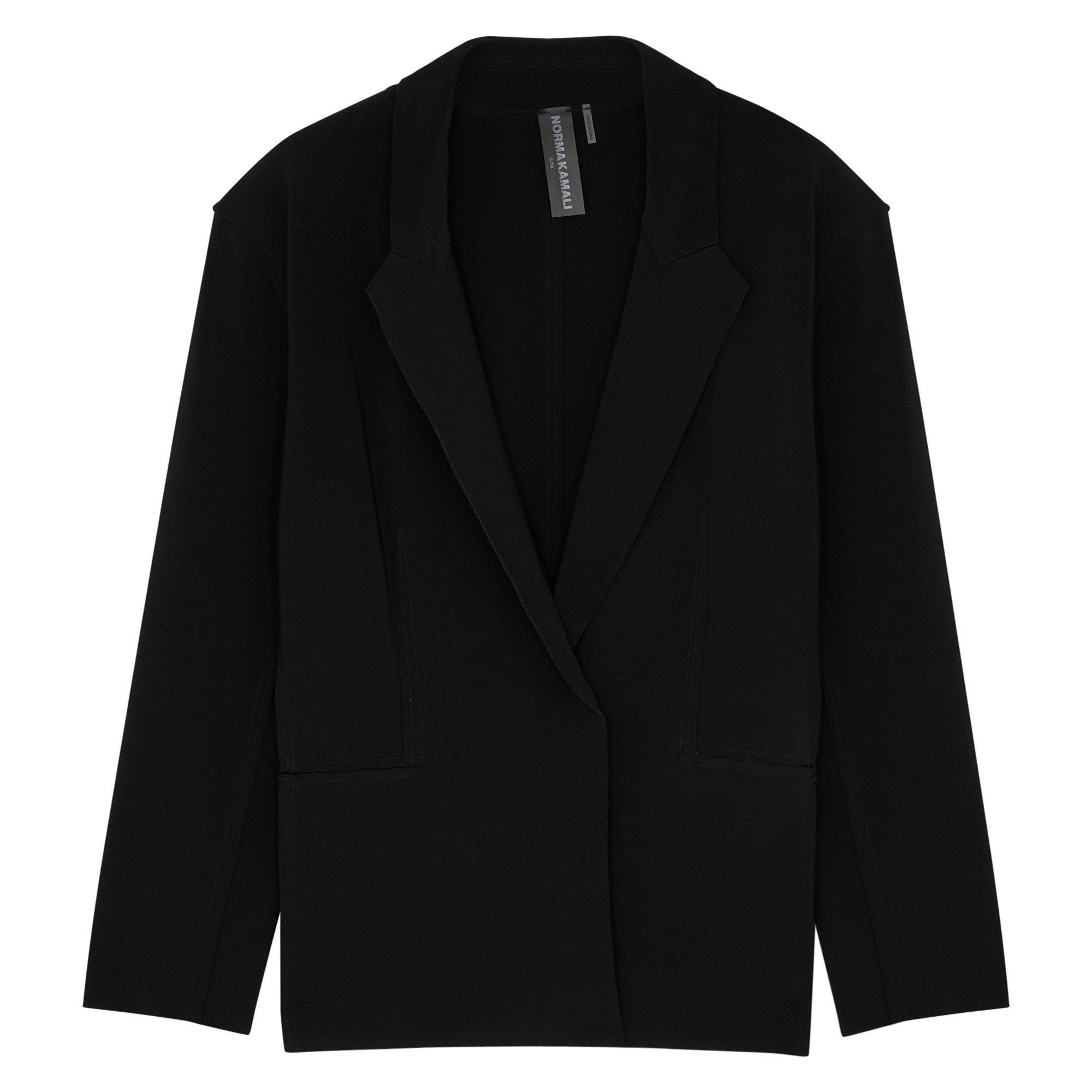 BLACK - Norma Kamali - J EASY FIT SINGLE BRST JACKET - 1
