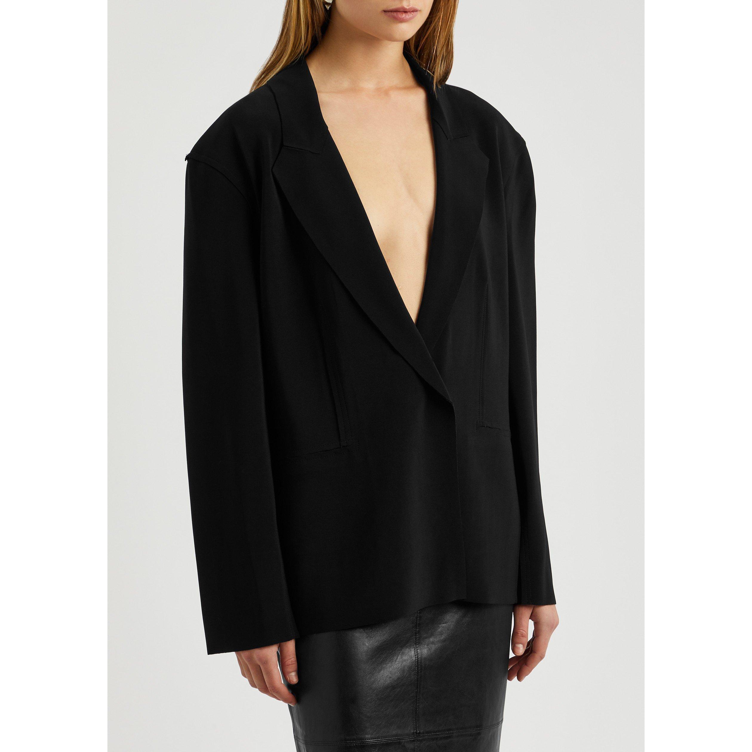 BLACK - Norma Kamali - J EASY FIT SINGLE BRST JACKET - 2