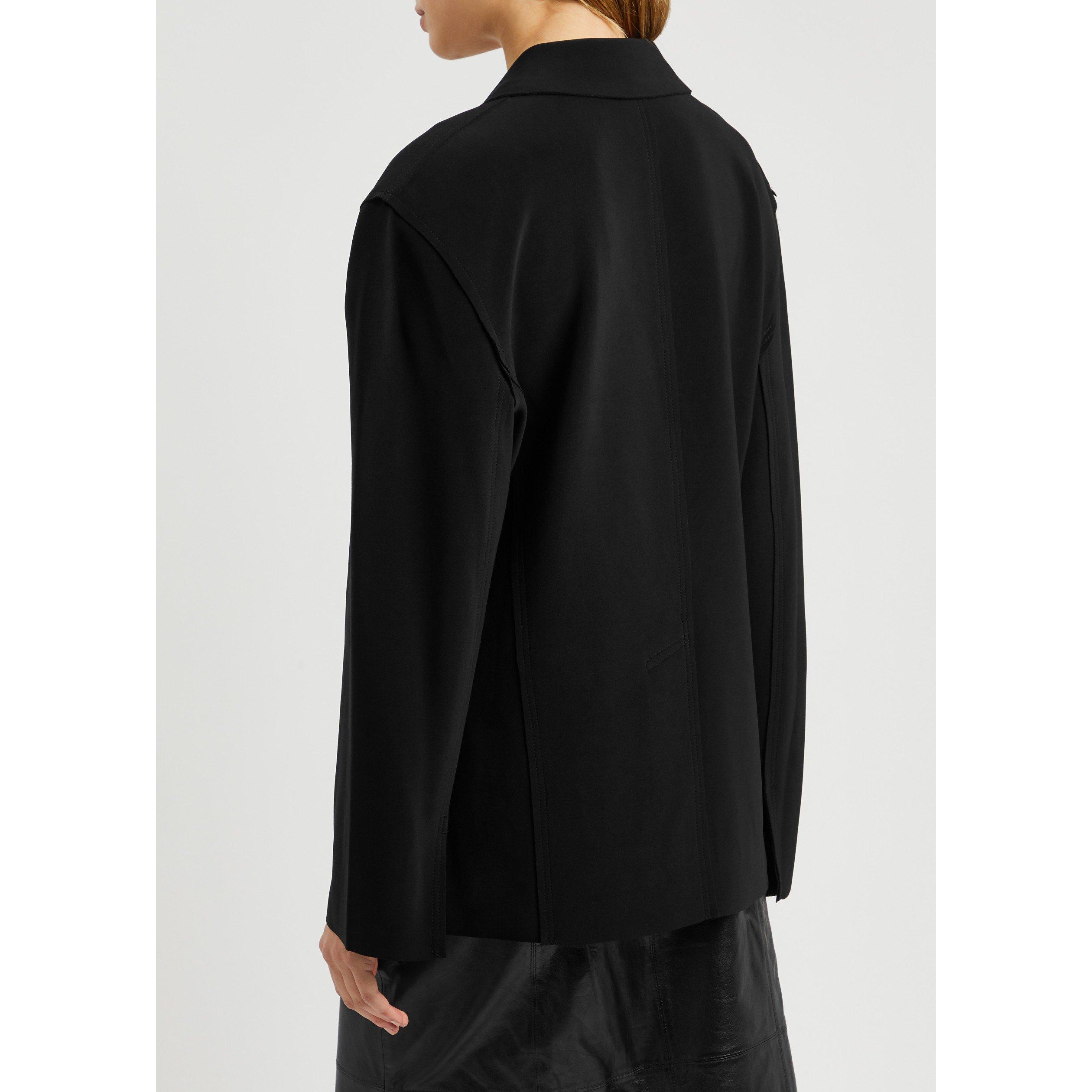 BLACK - Norma Kamali - J EASY FIT SINGLE BRST JACKET - 3