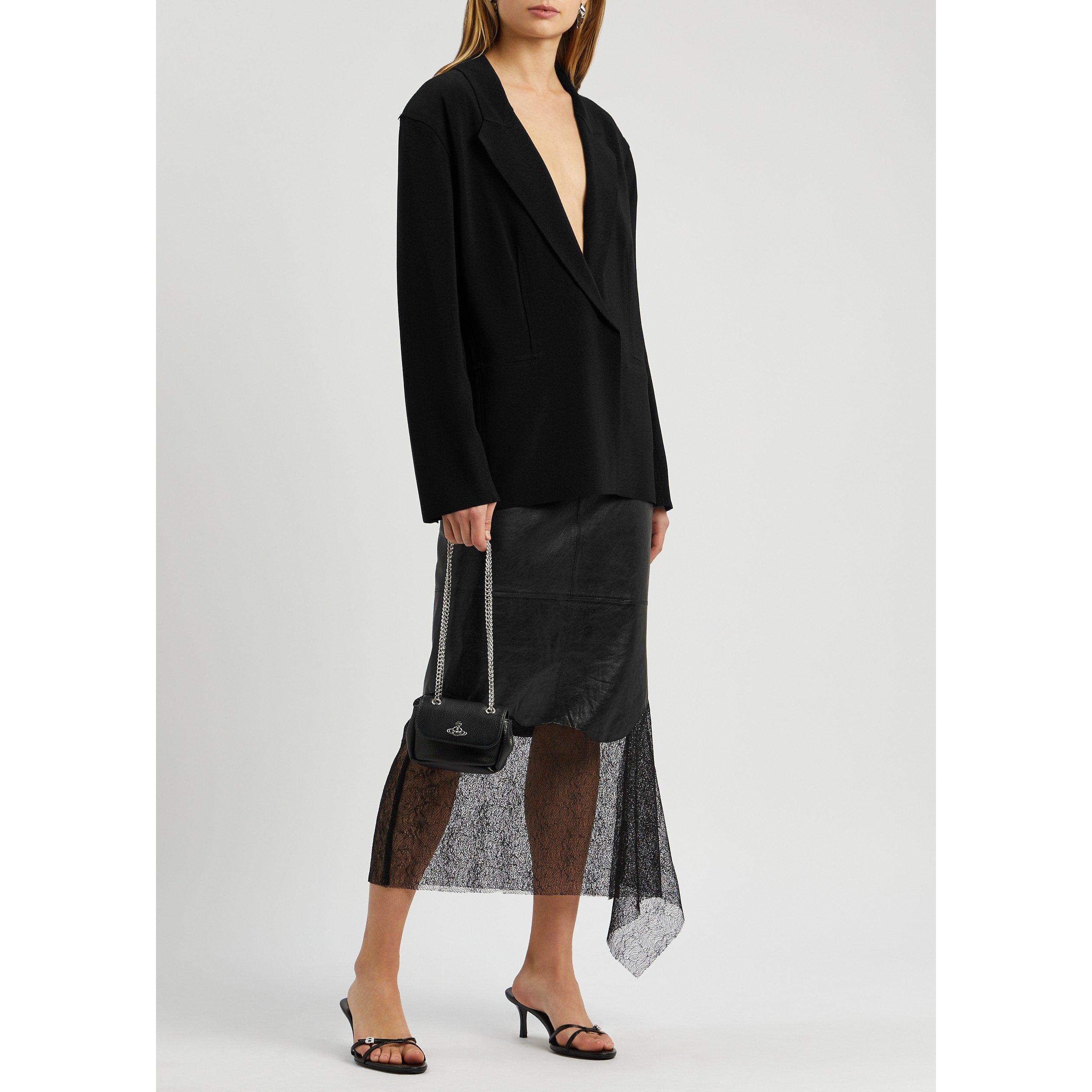 BLACK - Norma Kamali - J EASY FIT SINGLE BRST JACKET - 5