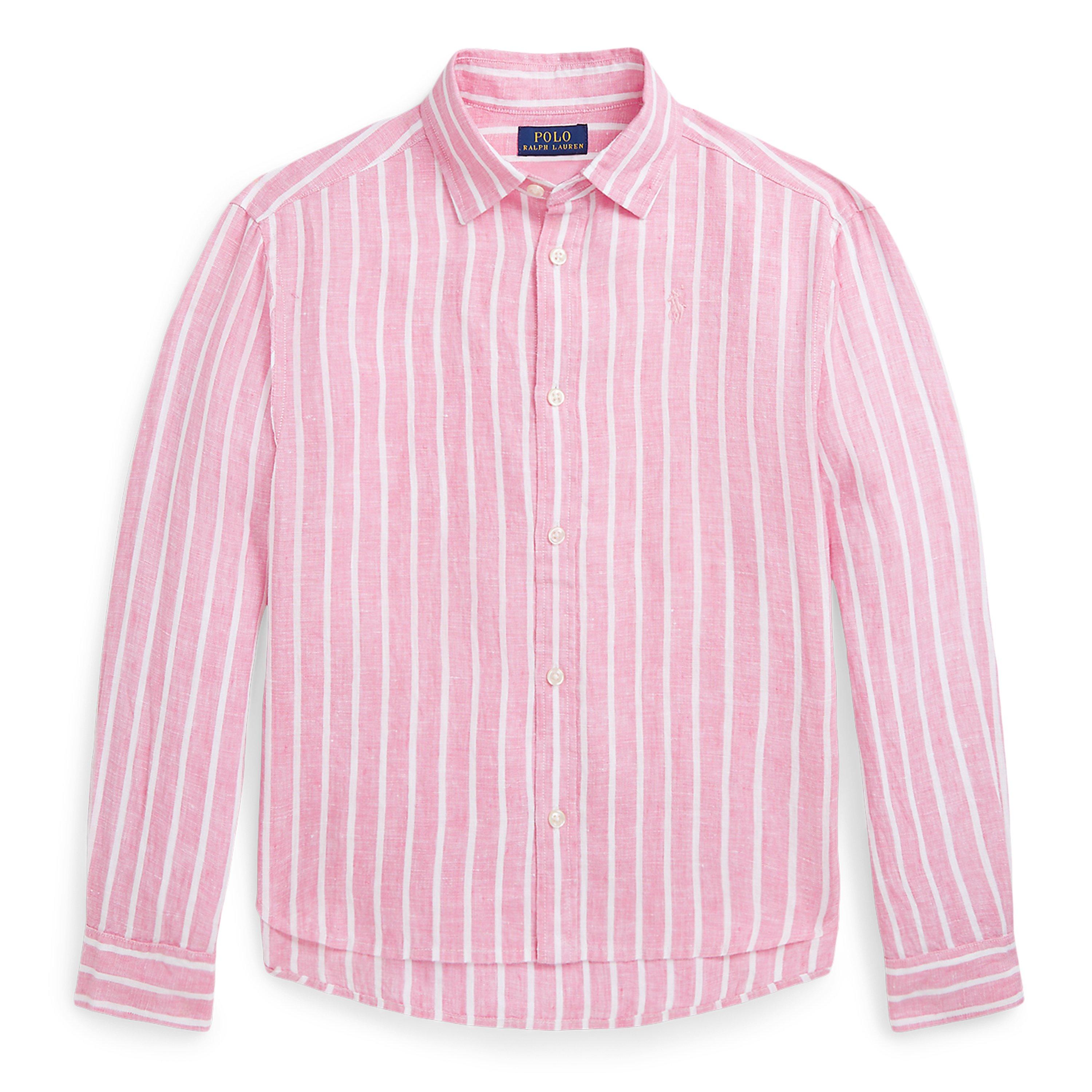 Tシャツ・カットソー Ralph Lauren SS25 Pink linen shirt (710966294 009) Ralph Lauren SS25 Pink linen shirt (710966294 009)
