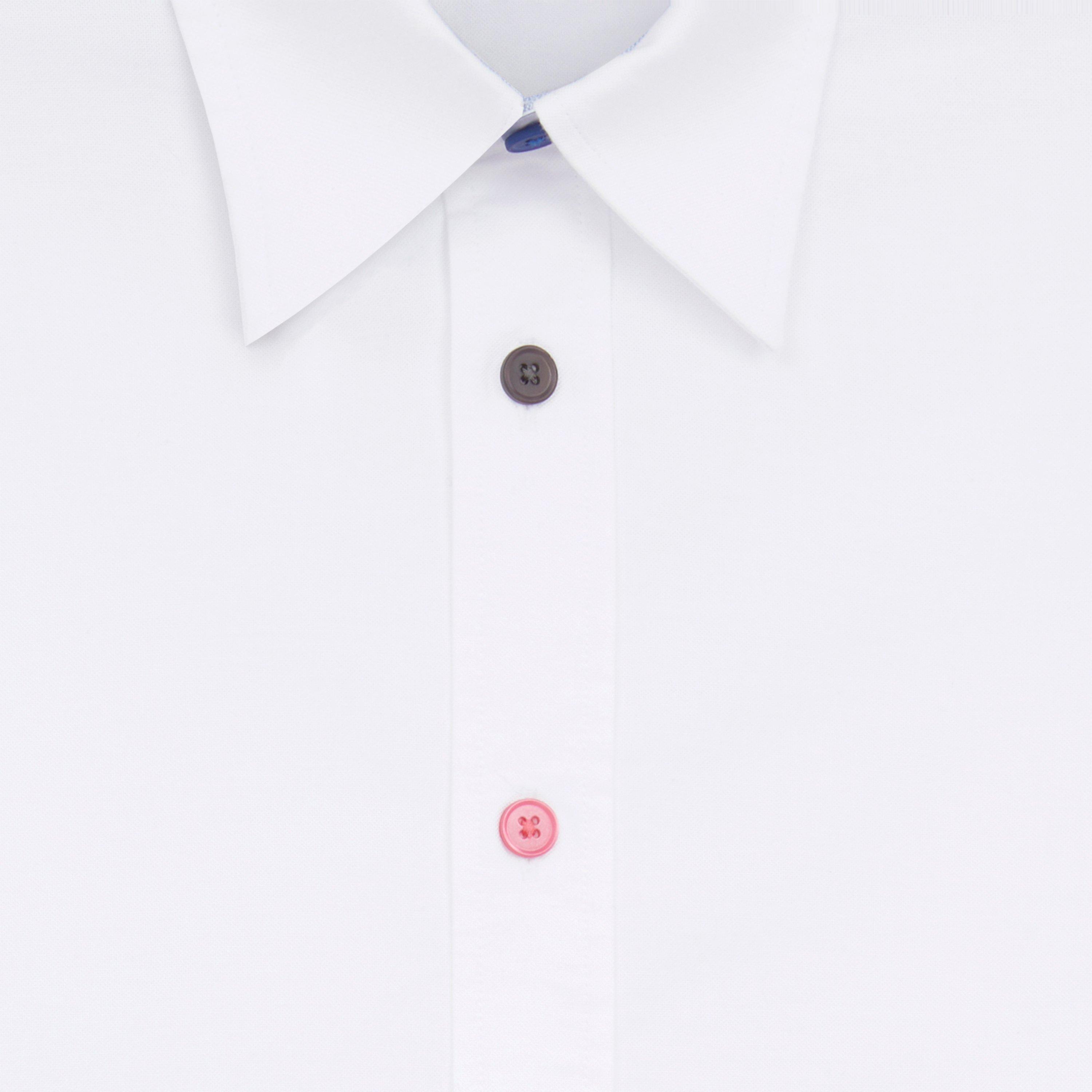White 01 - PS Paul Smith - Multi Oxford Shirt - 3