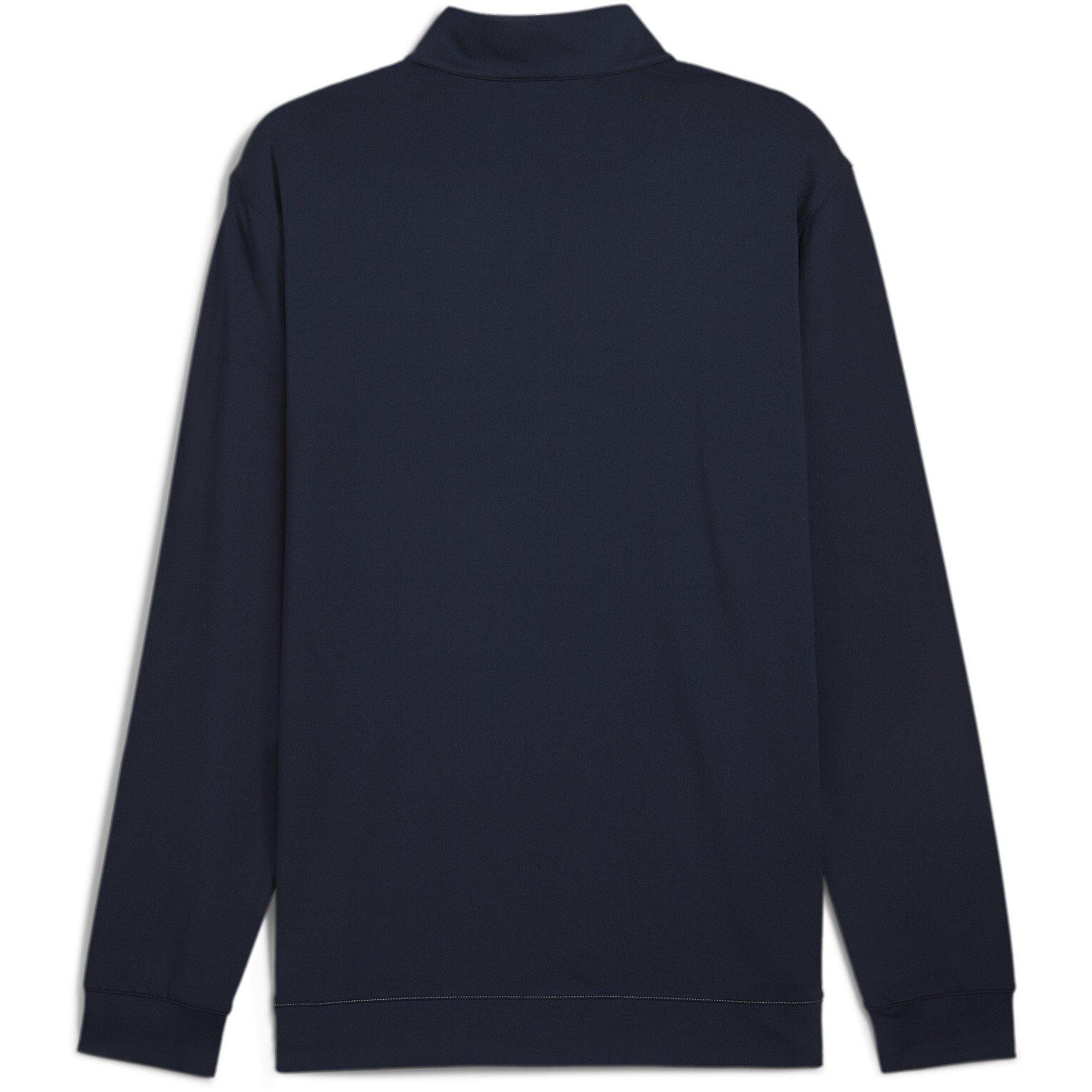 Dp Nvy/Wht Glw - Puma - Pure Colour Block Golf Quarter Zip Mens - 2