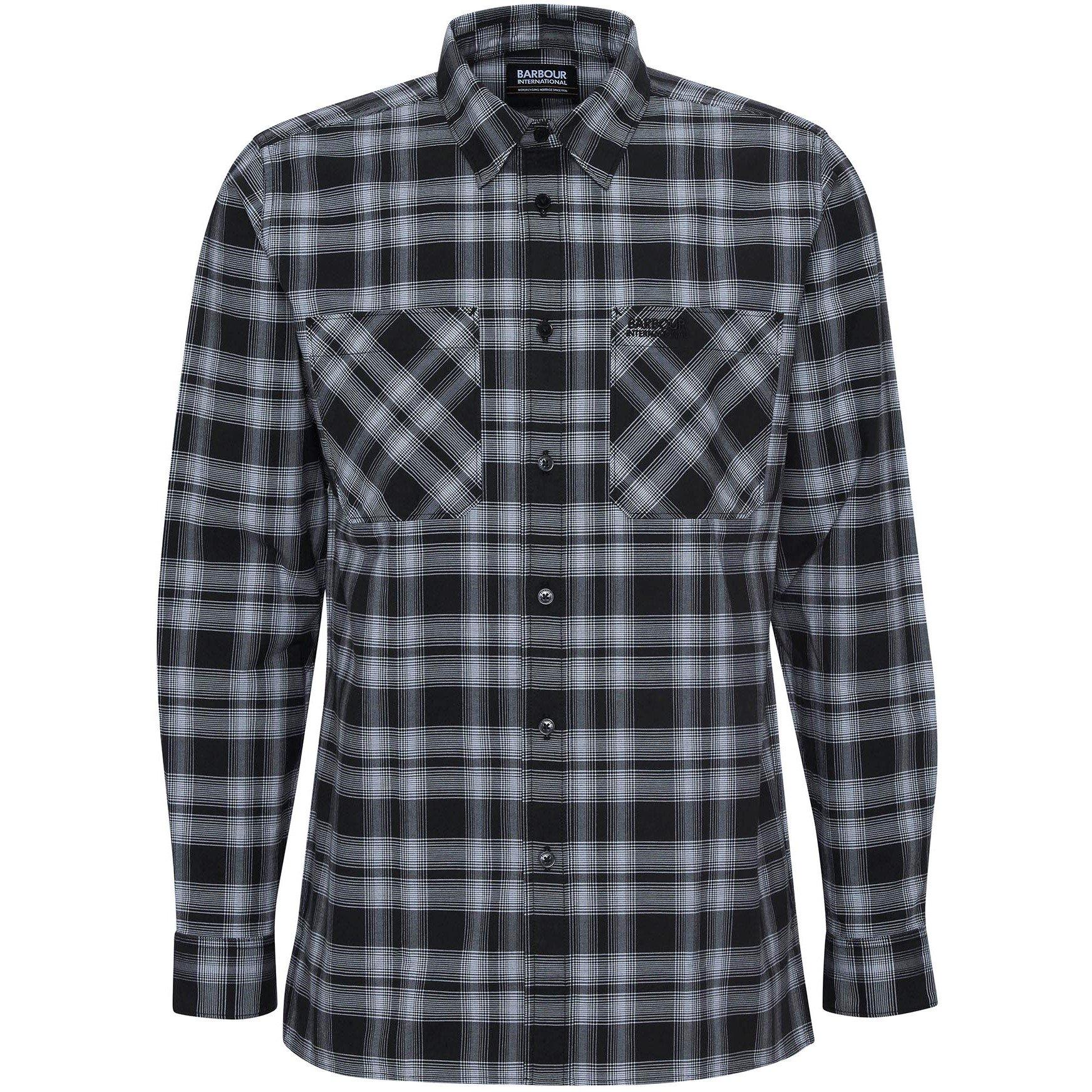 Black BK11 - Barbour International - Dexter Oxford Shirt - 1