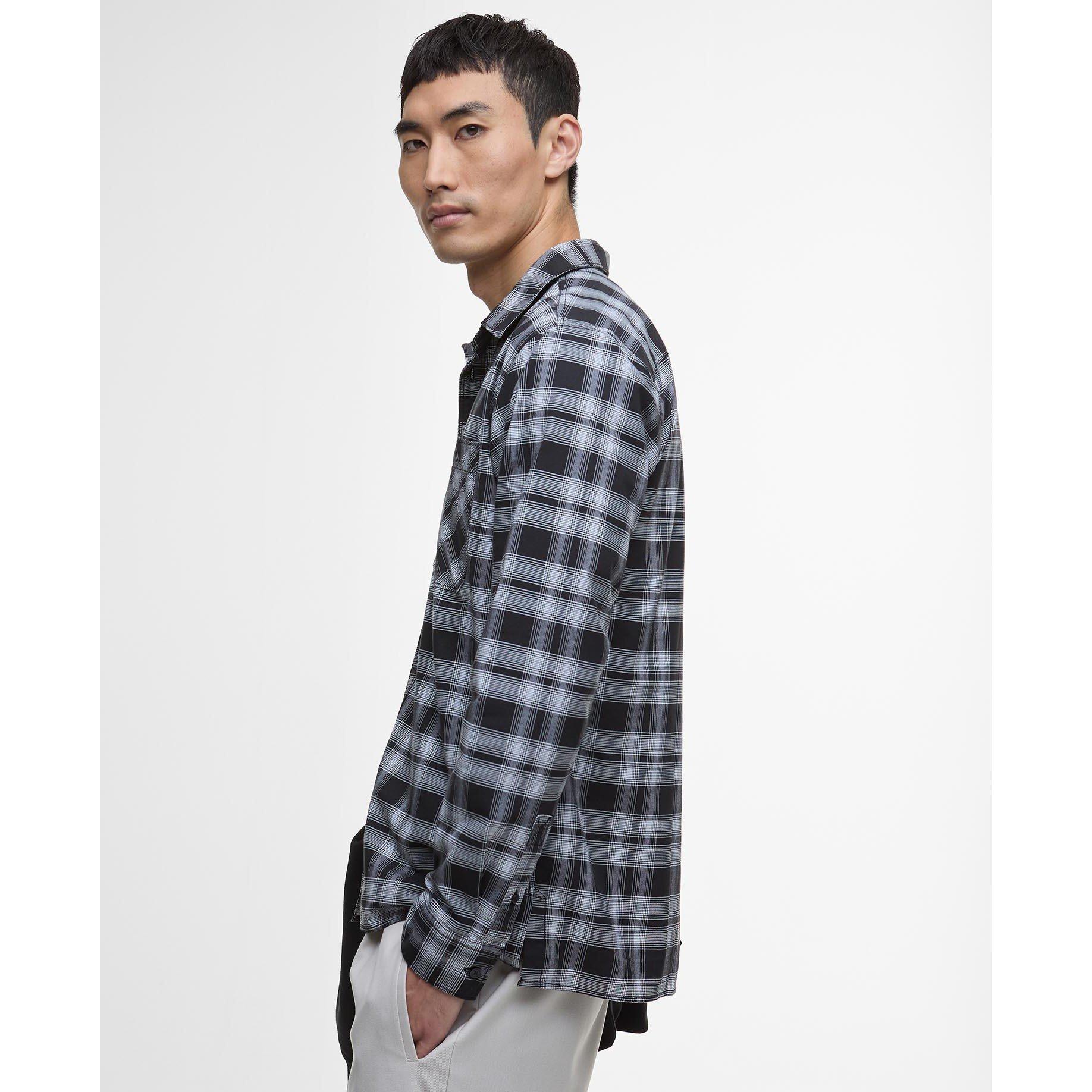 Black BK11 - Barbour International - Dexter Oxford Shirt - 4