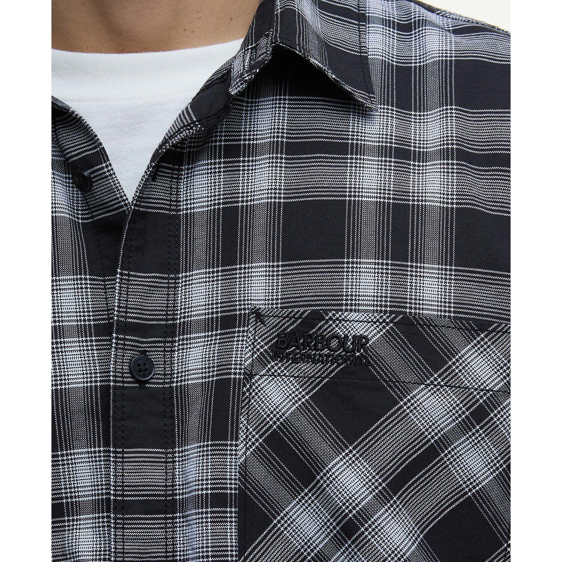 Black BK11 - Barbour International - Dexter Oxford Shirt - 5