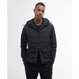 Barbour International Stanley Hooded Quilted Sweatshirt