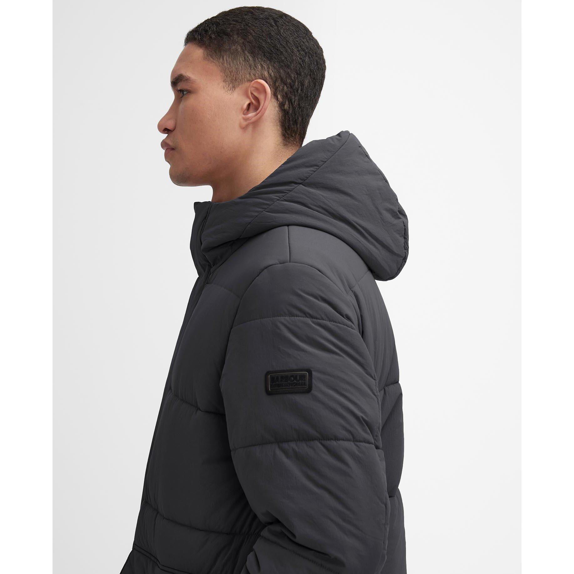 Black BK11 - Barbour International - Men's Sutley Quilted Jacket - 4