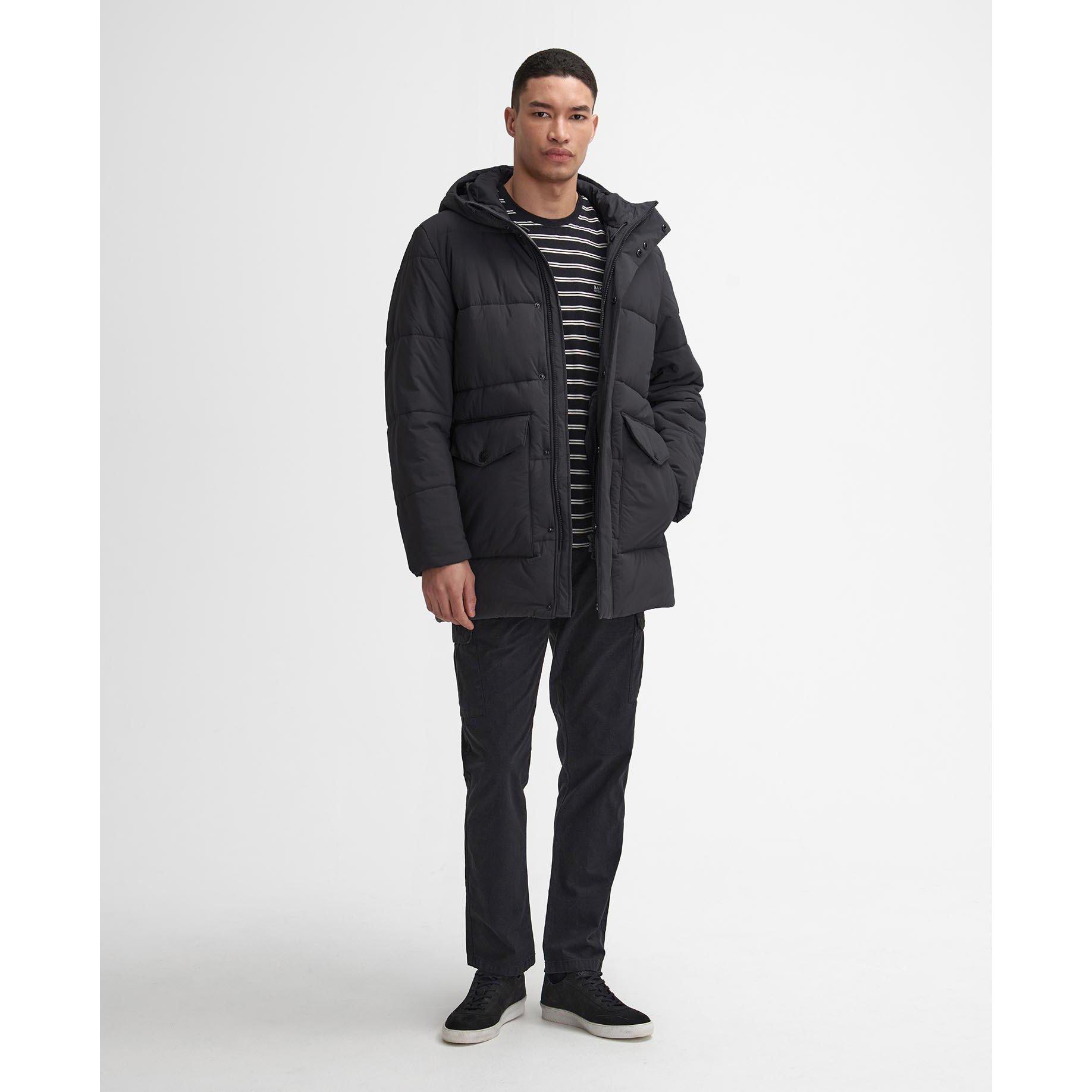 Black BK11 - Barbour International - Men's Sutley Quilted Jacket - 5