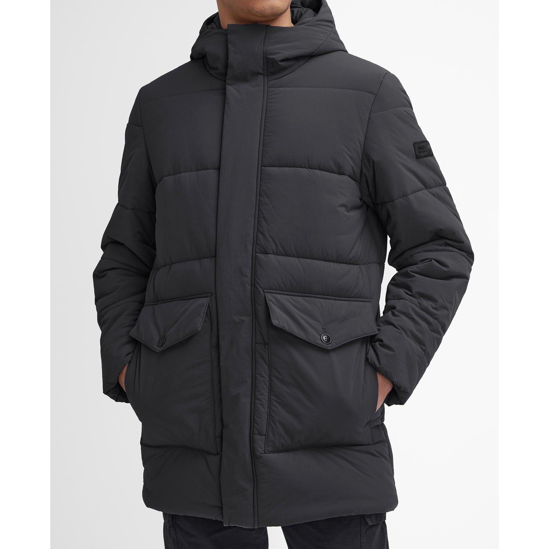 Black BK11 - Barbour International - Men's Sutley Quilted Jacket - 6