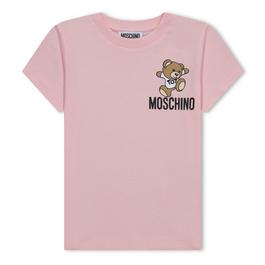 Moschino Teddy Bear Logo T-Shirt Juniors