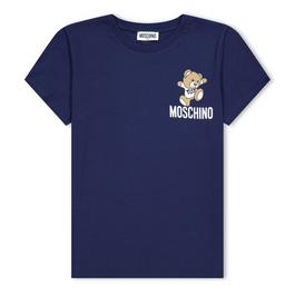 Moschino Teddy Bear Logo T-Shirt Juniors