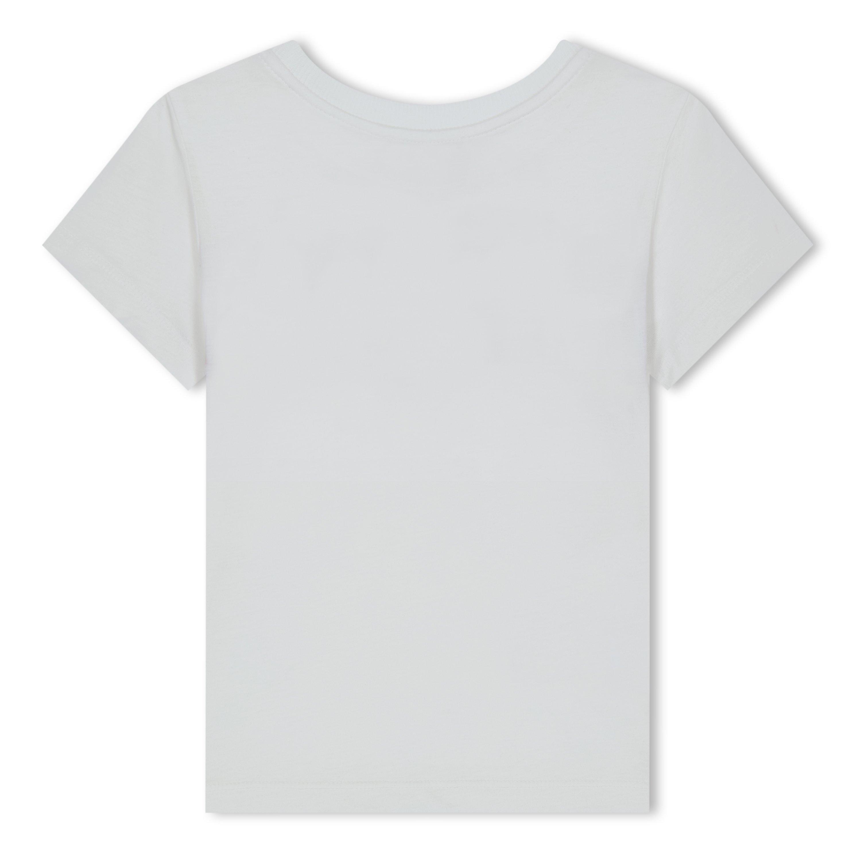 White 10101 - Moschino - Logo Bear T-Shirt Juniors - 2