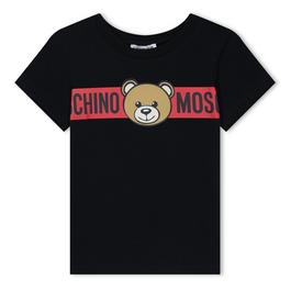 Moschino Logo Bear T Shirt Juniors