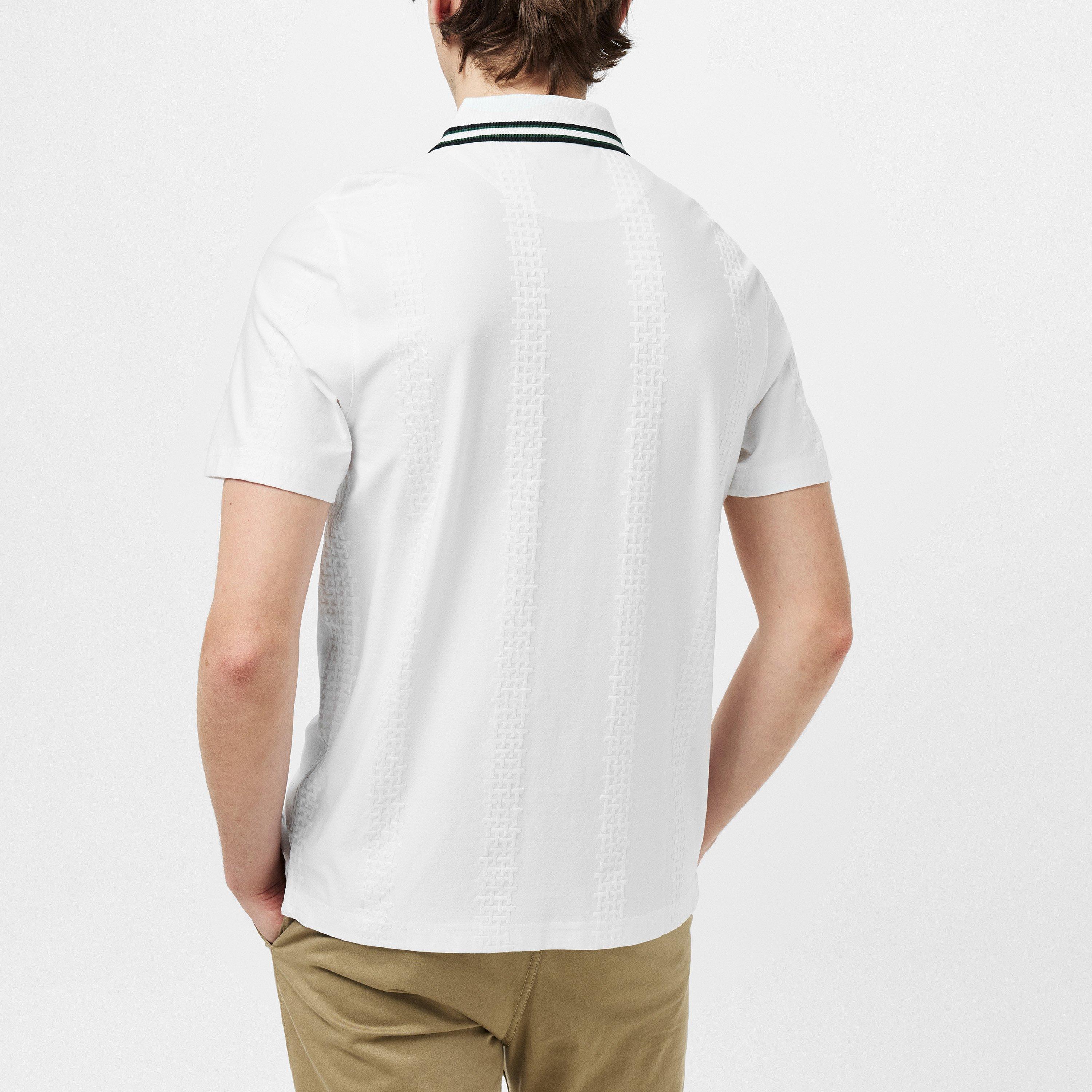 White - Ted Baker - Men's Orbite Short-Sleeve Polo Shirt - 4