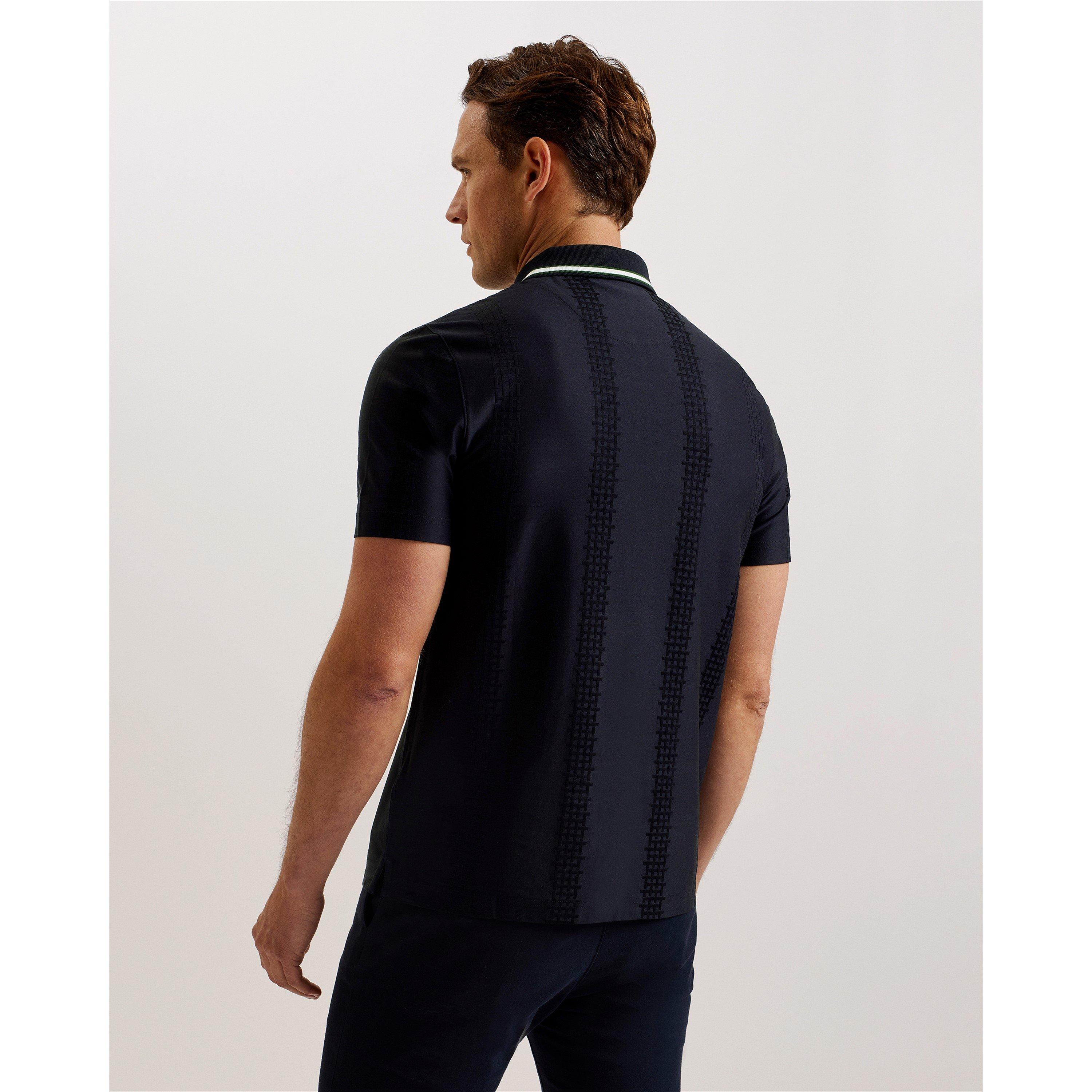 Blu navy - Ted Baker - Men's Orbite Short-Sleeve Polo Shirt - 2