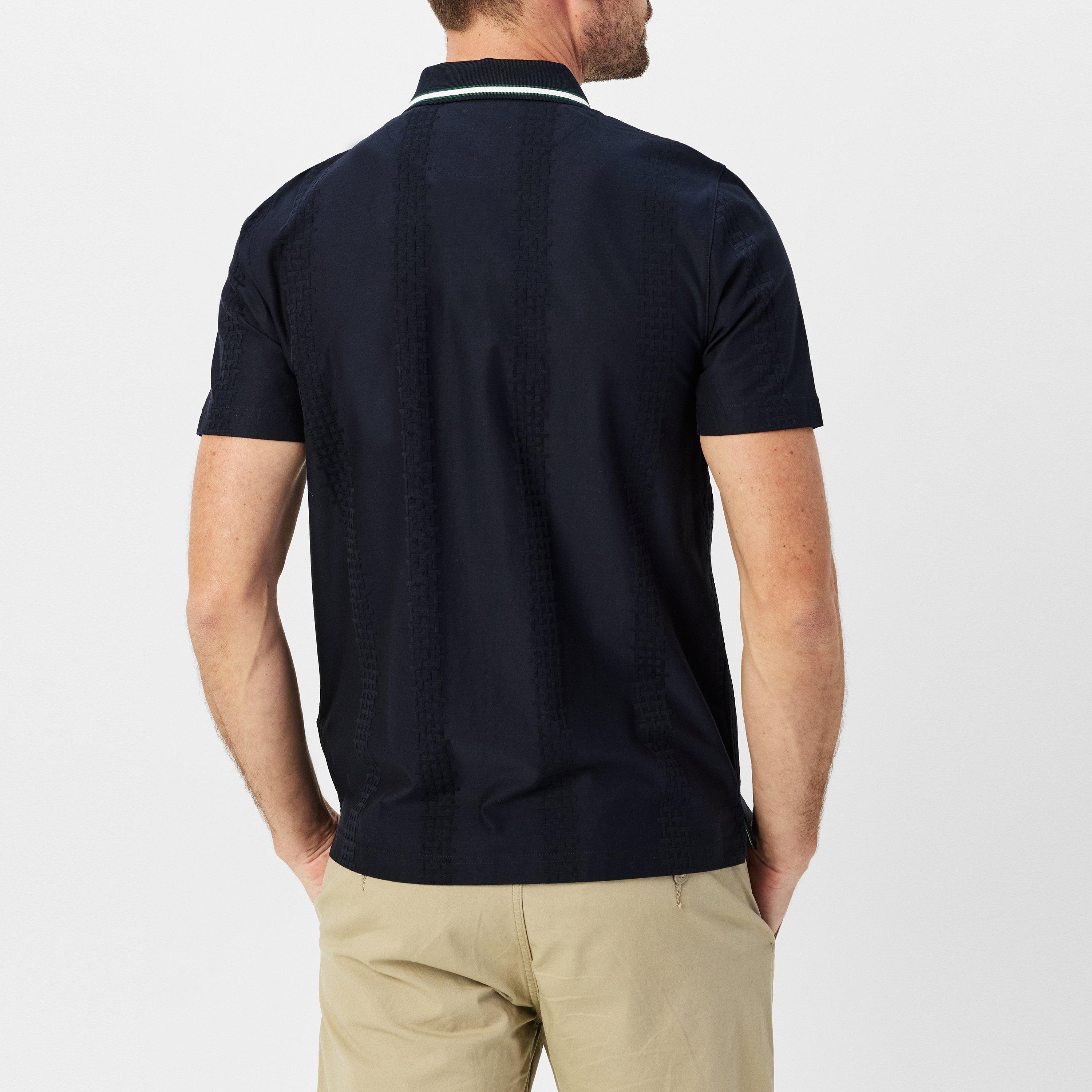 Blu navy - Ted Baker - Men's Orbite Short-Sleeve Polo Shirt - 4
