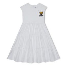 Moschino Teddy Bear Embroidered Dress Juniors