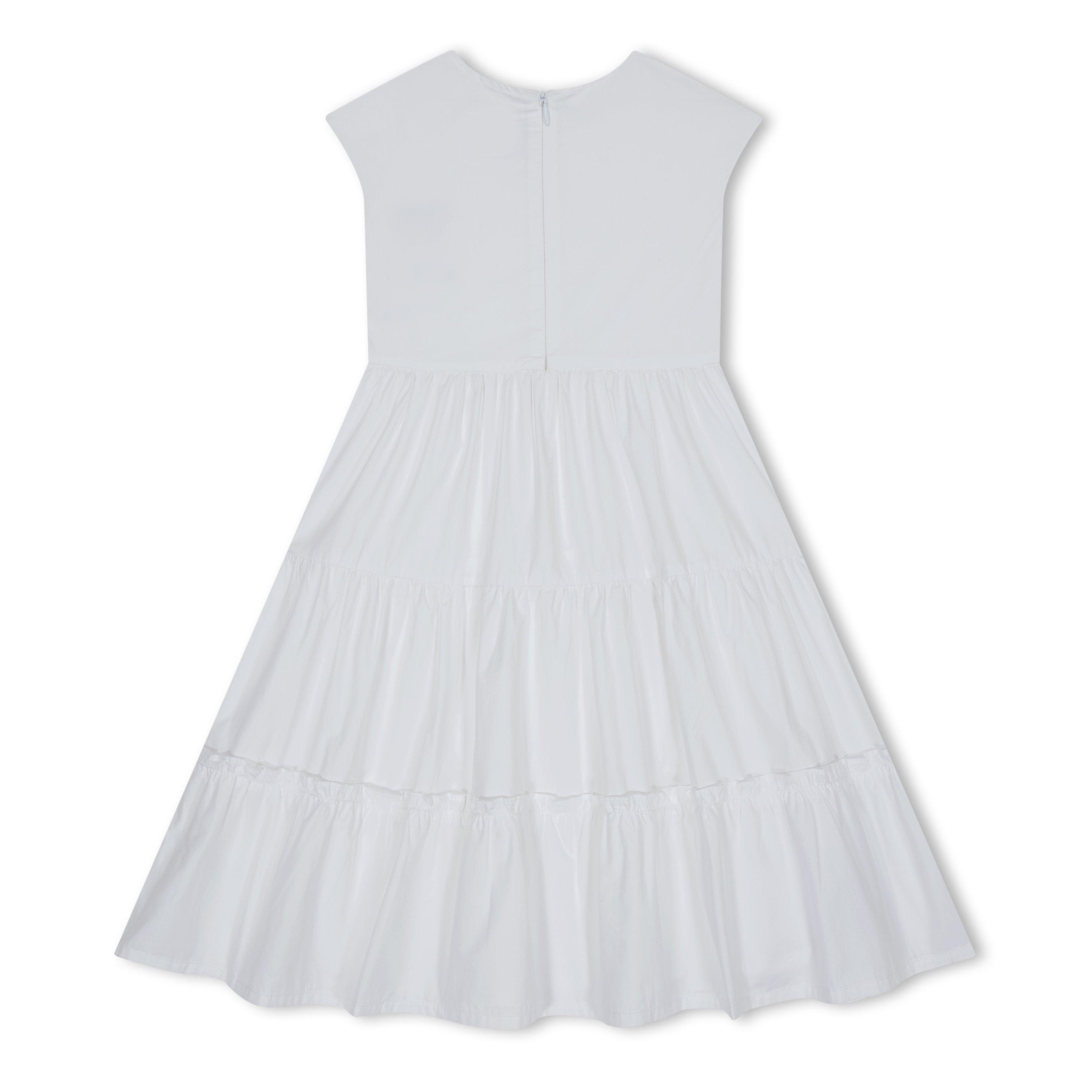 White 10101 - Moschino - Teddy Bear Embroidered Dress Juniors - 2