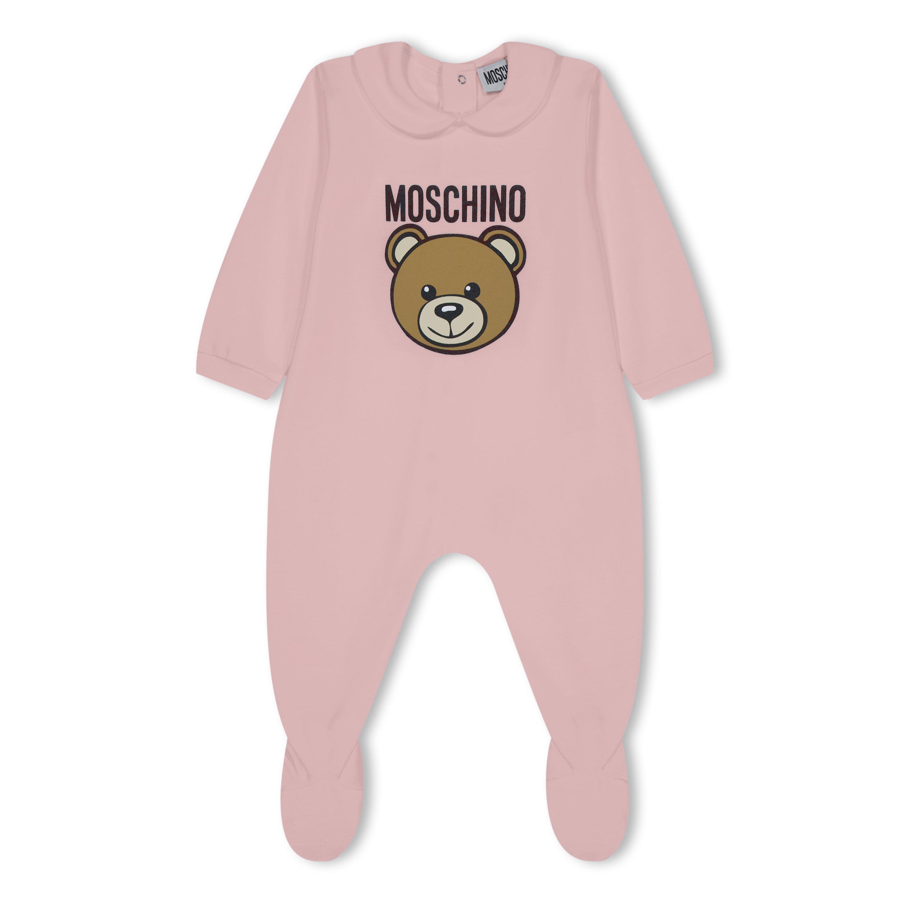 Pink 50209 - Moschino - Bear All In One 3-Piece Set Baby Boys - 2