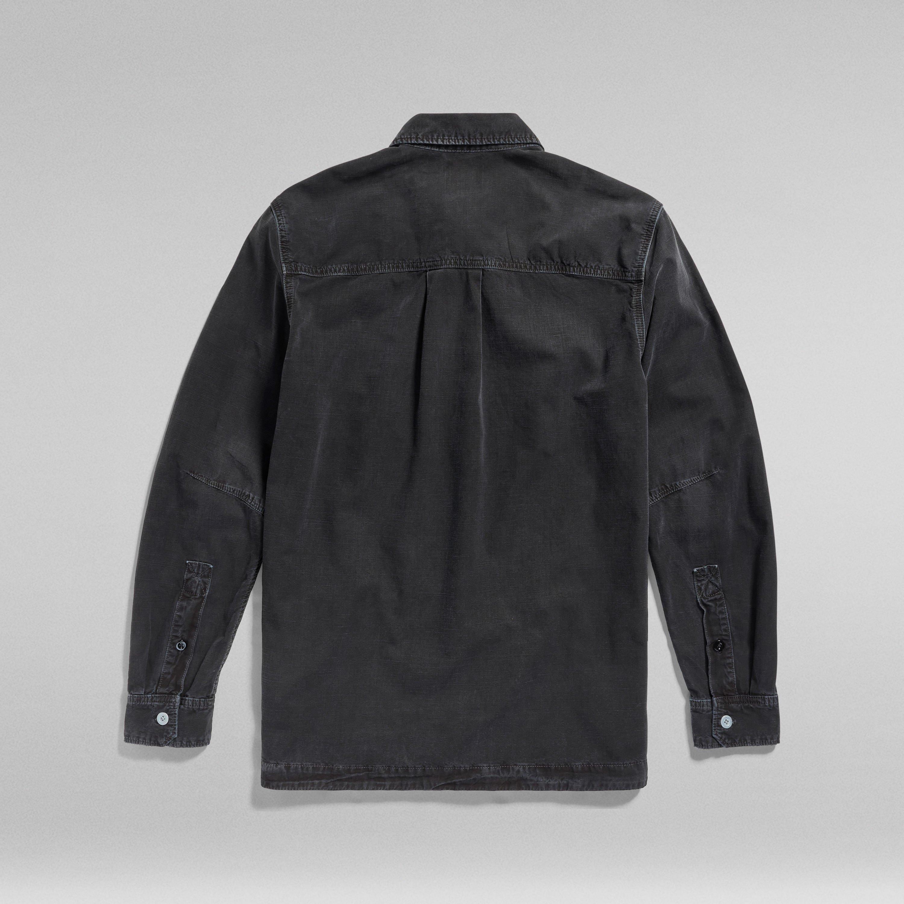 FADED MOONLE - G Star - Men's One Pocket Long-Sleeve Oxford Shirt - 5