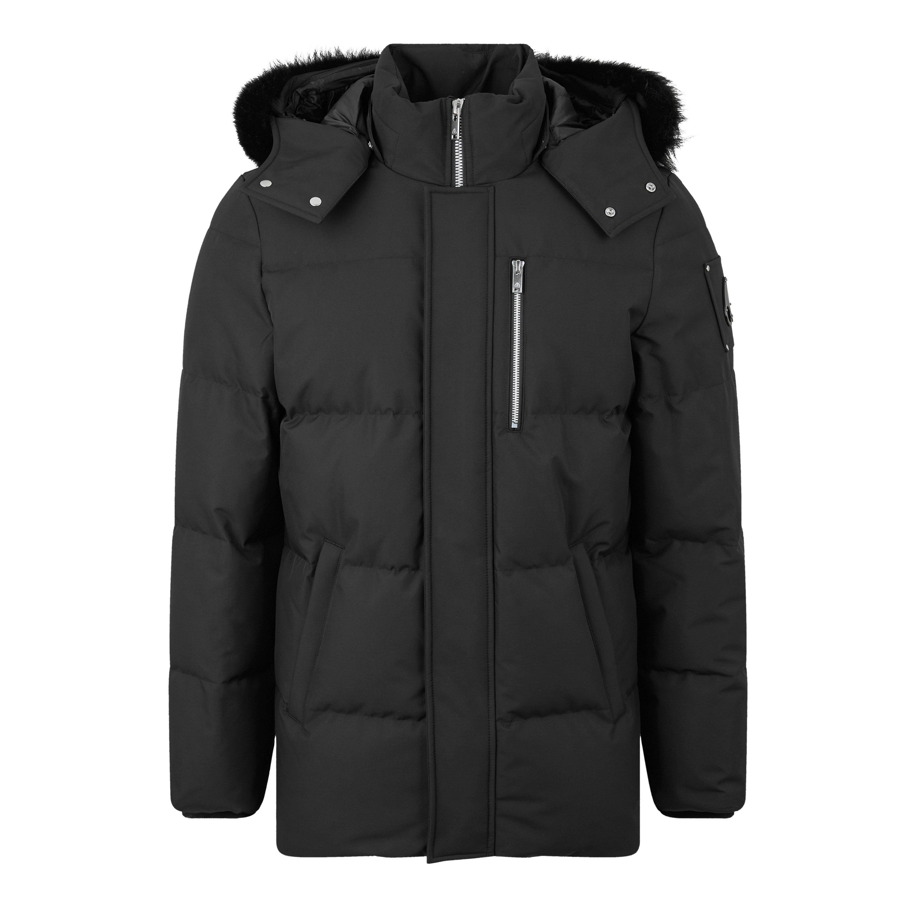 MOOSE KNUCKLES シアリングトリム 3Qクラウドパファージャケット Moose Knuckles | Shearling-Trim 3q Cloud Puffer Jacket