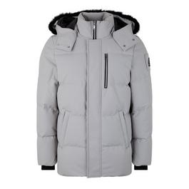 Moose Knuckles Shearling Trim 3q Cloud Puffer Jacket