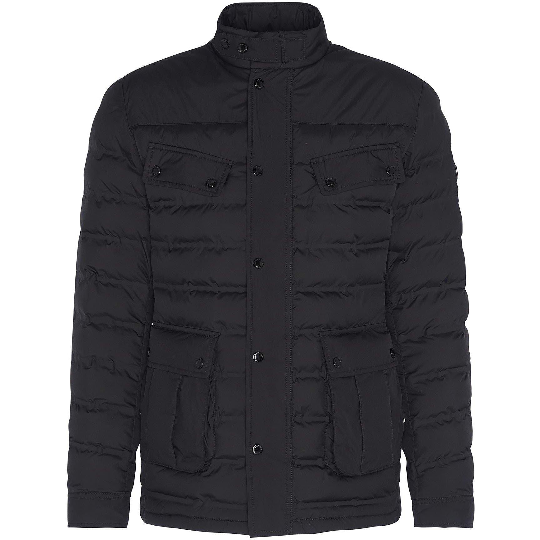 Black BK11 - Barbour International - Men's Welded Ariel Short Puffer Jacket - 8