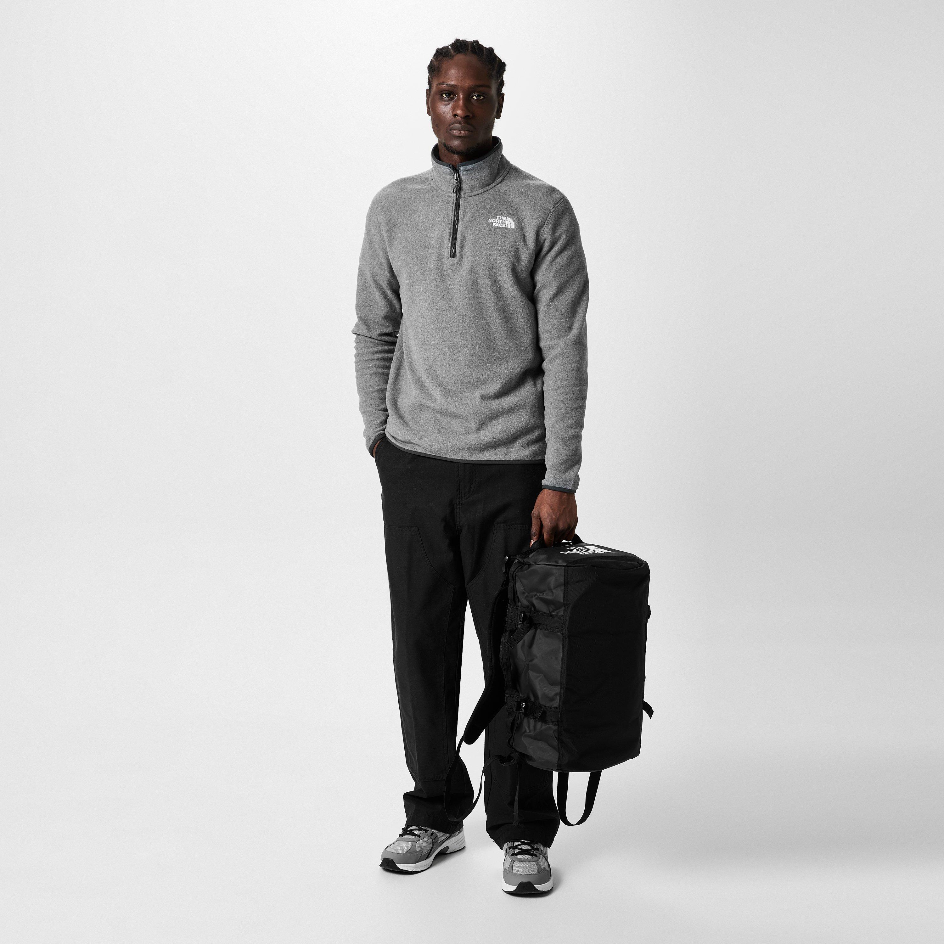 TNF Mid Grey - The North Face - 100 Glacier Quarter Zip Fleece Mens - 6