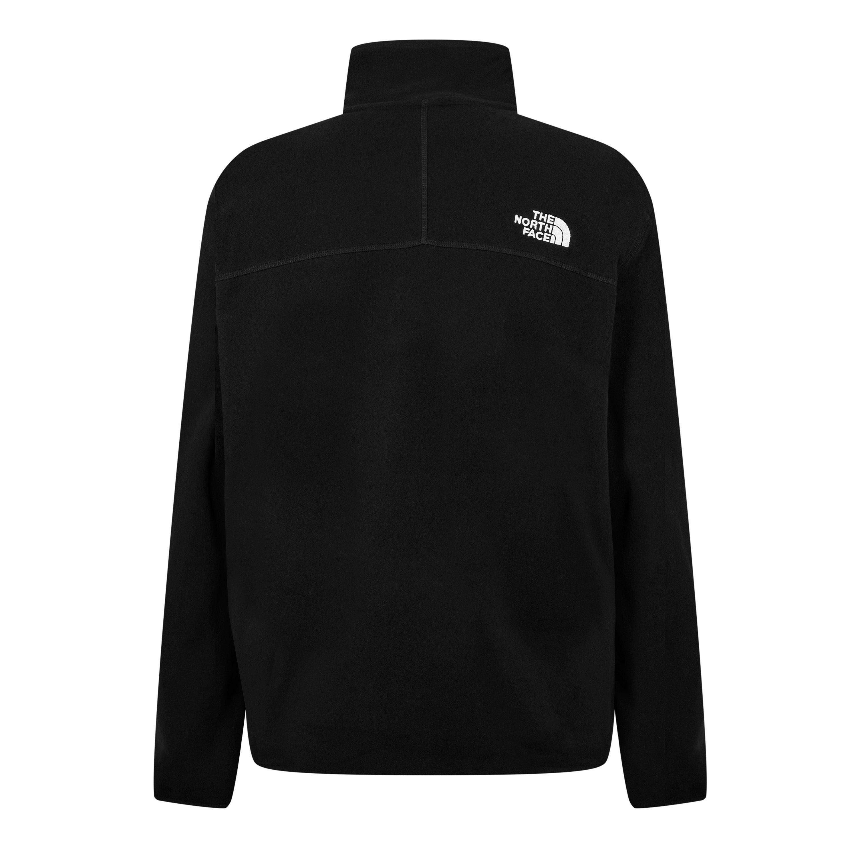 TNF Negro - The North Face - 100 Glacier Quarter Zip Fleece Mens - 8