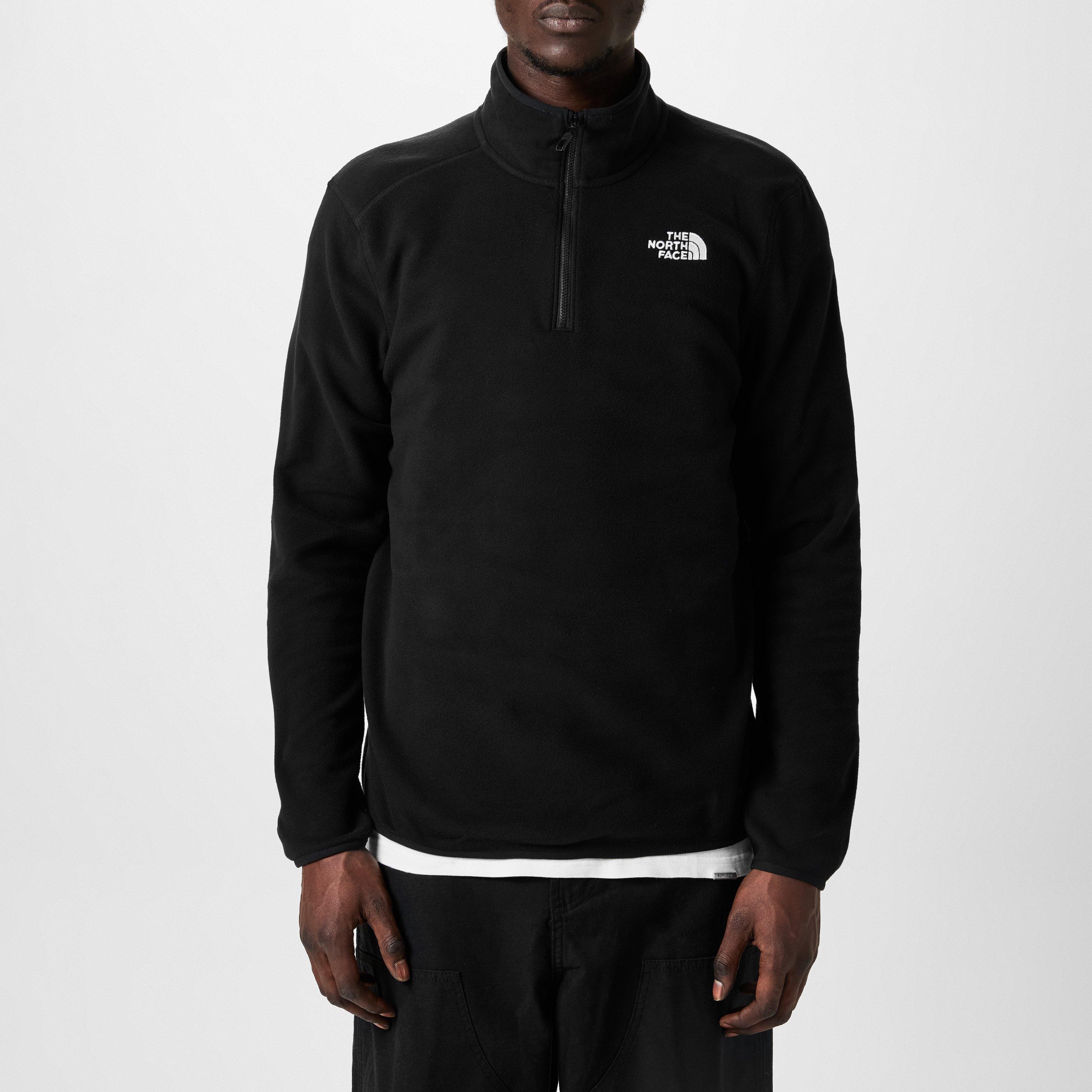 TNF Negro - The North Face - 100 Glacier Quarter Zip Fleece Mens - 3