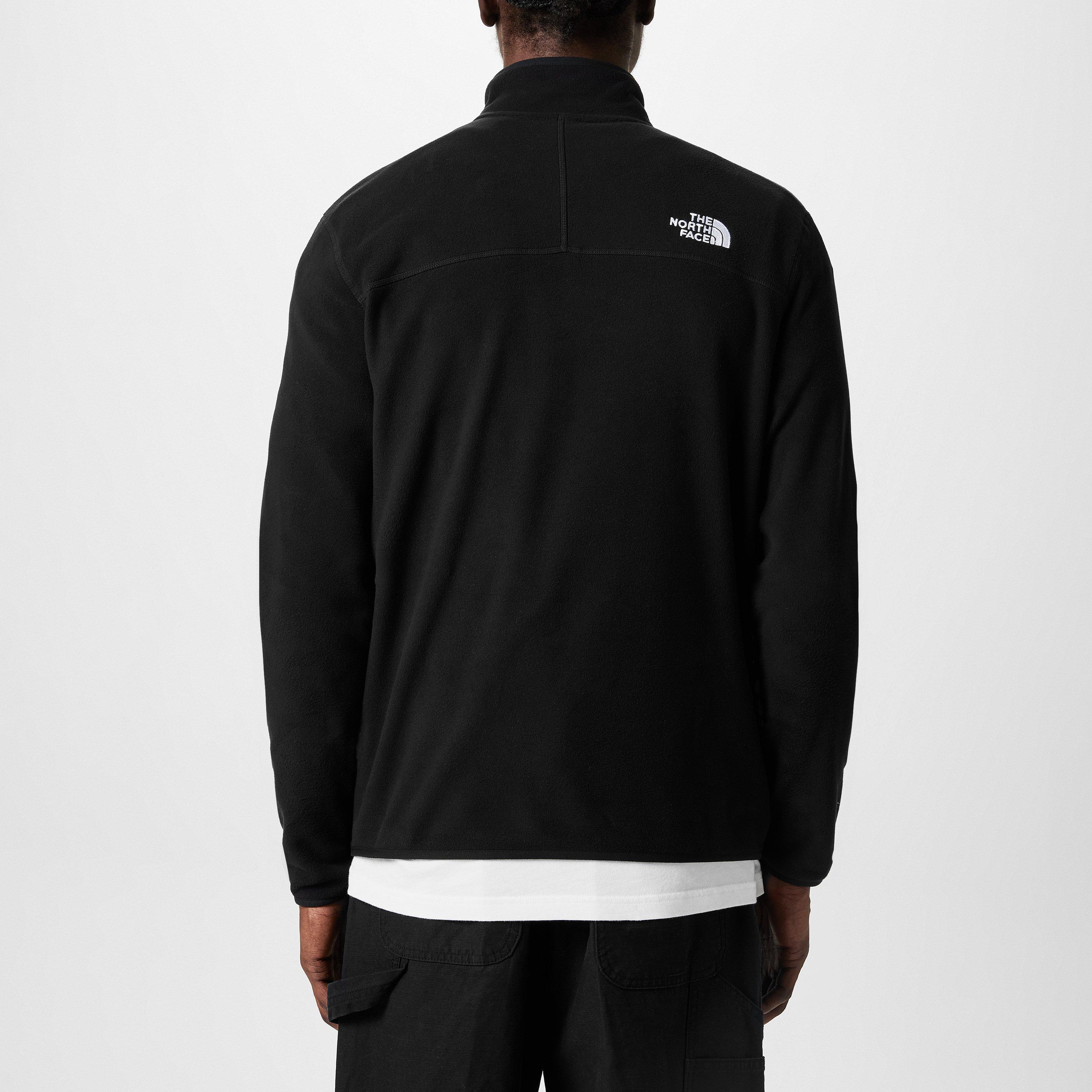 TNF Negro - The North Face - 100 Glacier Quarter Zip Fleece Mens - 4
