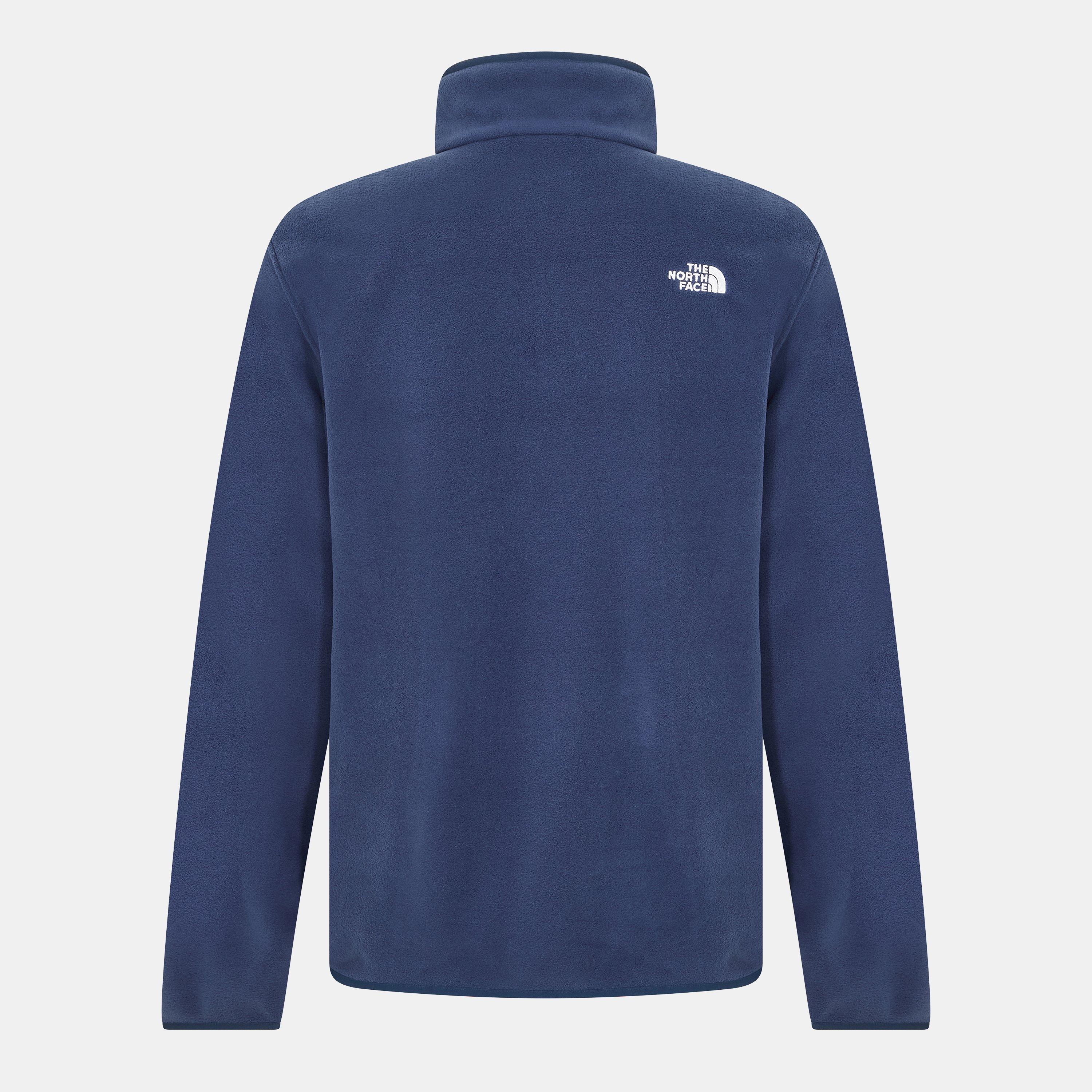 Summit Navy - The North Face - 100 Glacier Quarter Zip Fleece Mens - 2