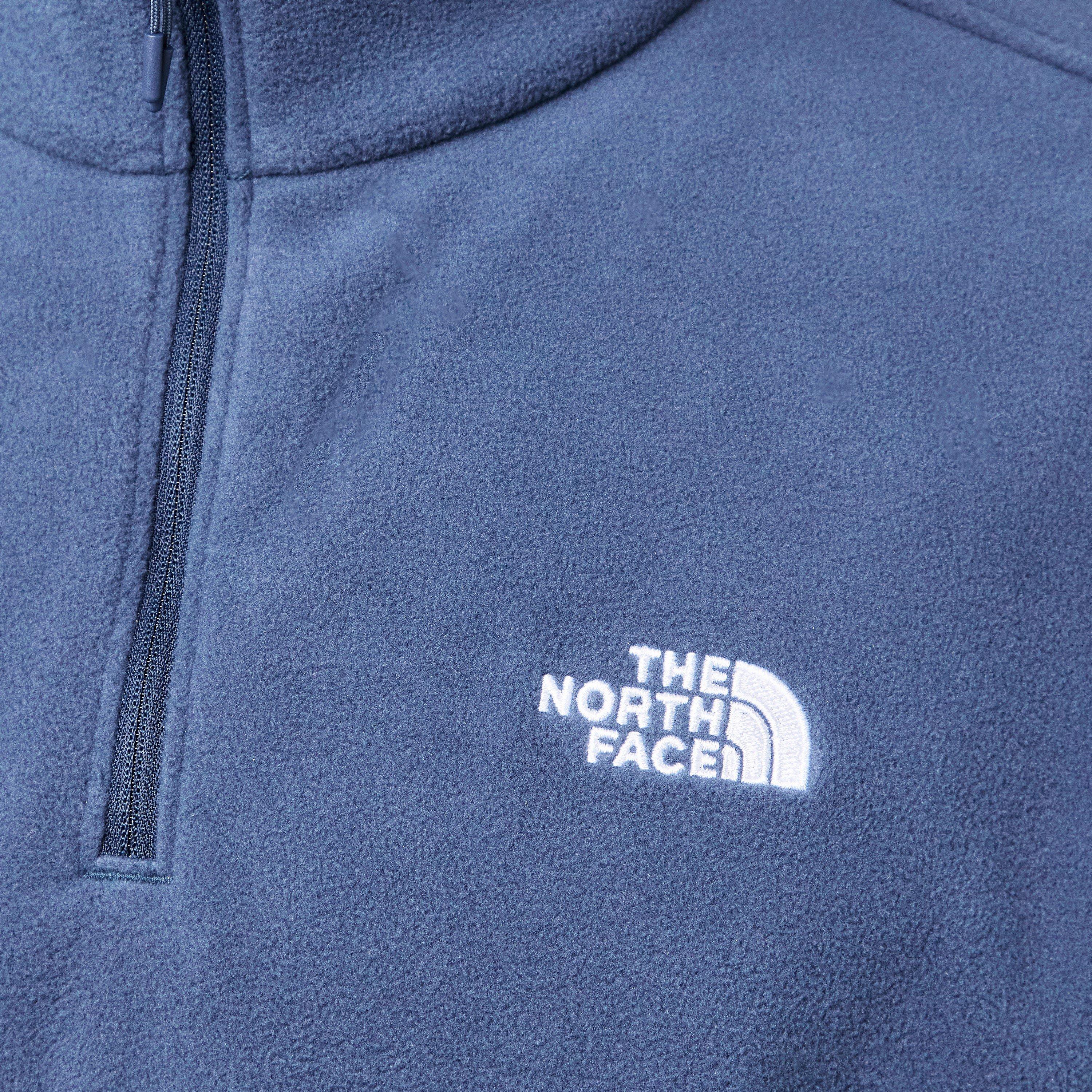 Summit Navy - The North Face - 100 Glacier Quarter Zip Fleece Mens - 5