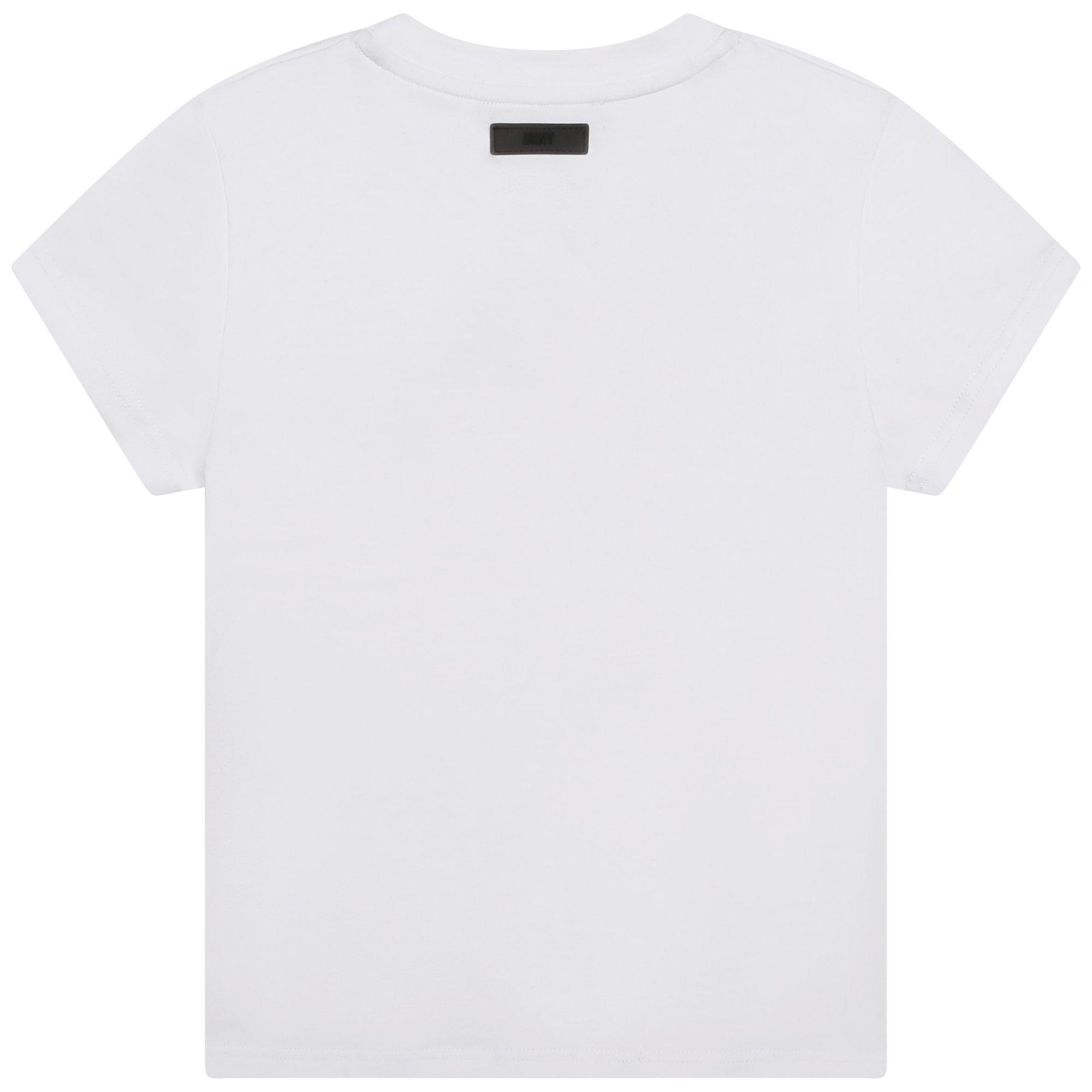 White 10P - DKNY - DKNY Logo T-Shirt Juniors - 2