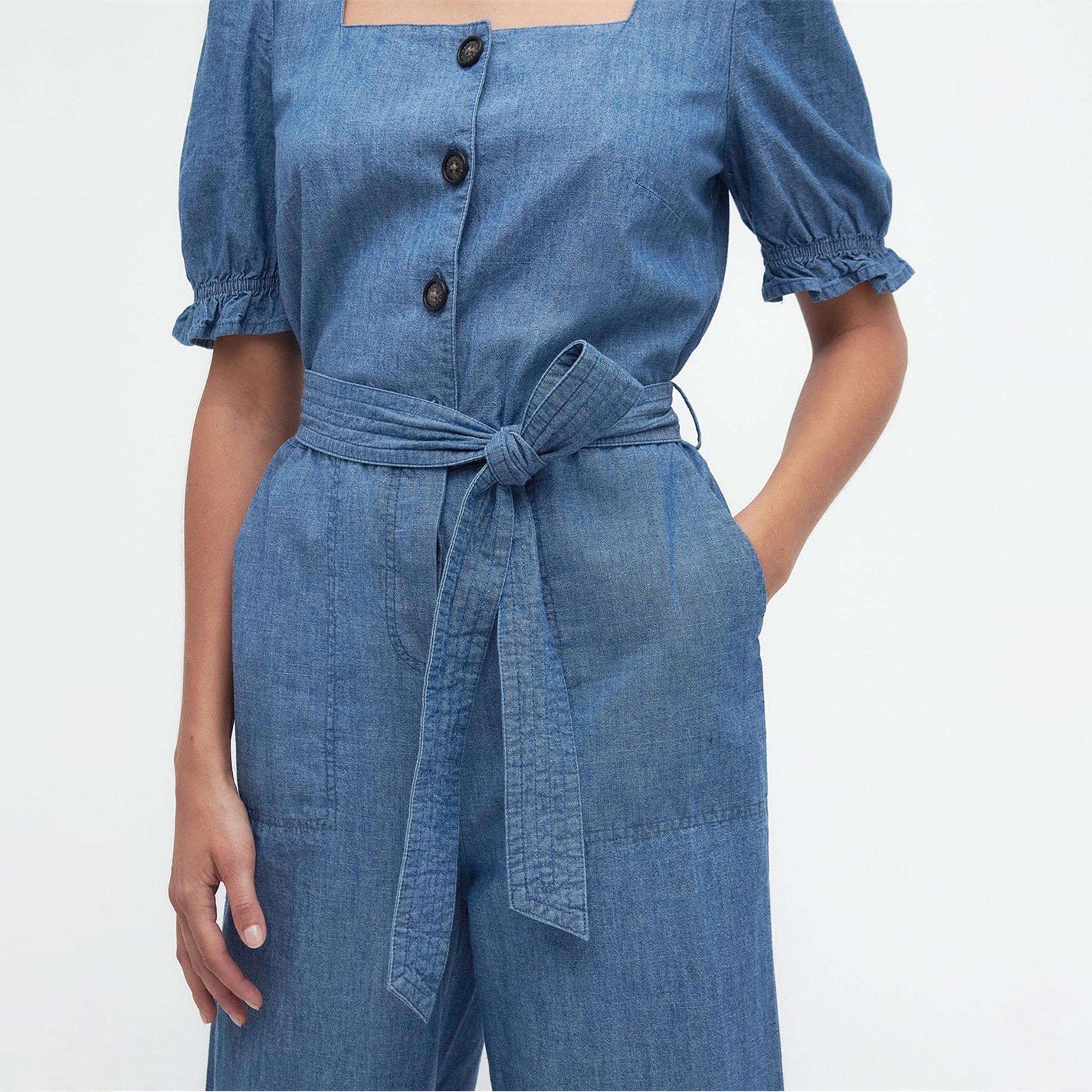 Chambray - Barbour - Berkley Denim Jumpsuit - 5