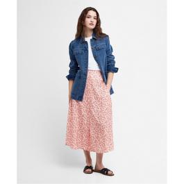 Barbour Sandgate Floral Midi Skirt