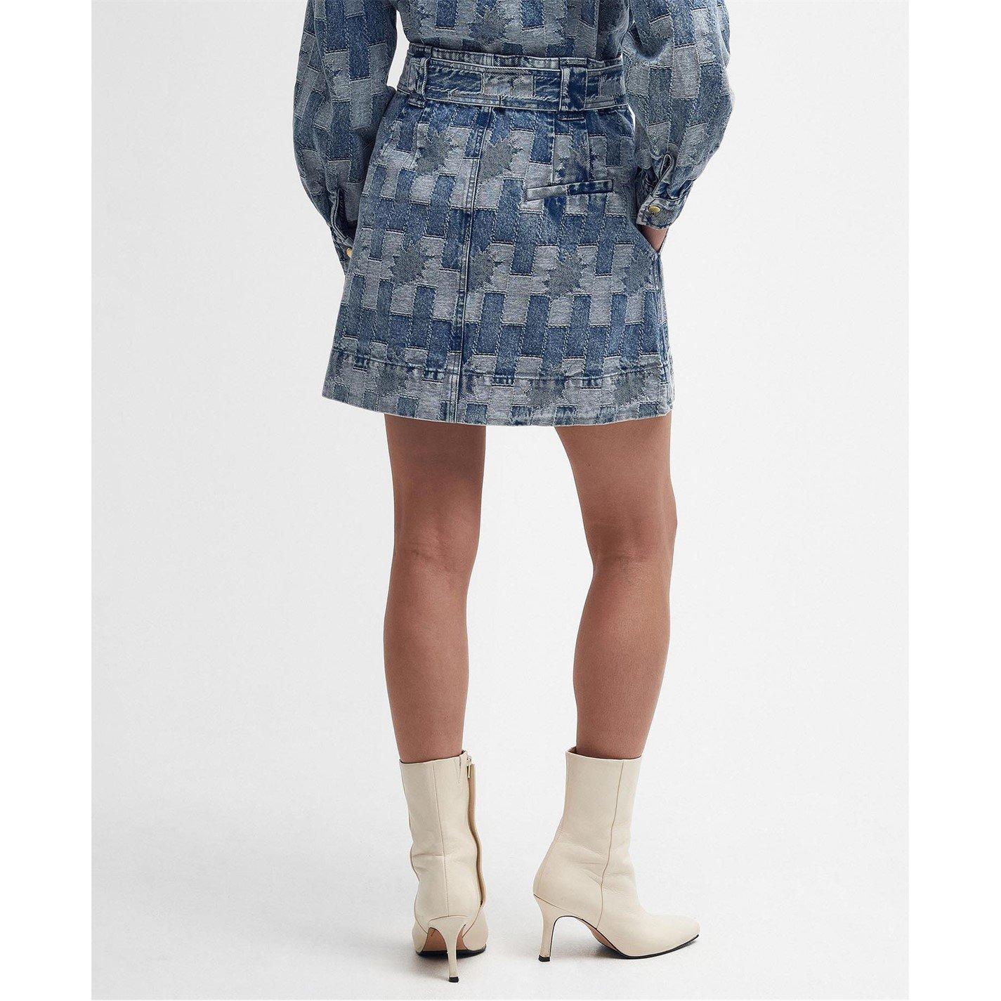 ワンピースその他 BARBOUR Edit Bowhill Patchwork Denim Mini Dress Barbour | Edit Bowhill Patchwork Denim Mini Dress | Mini