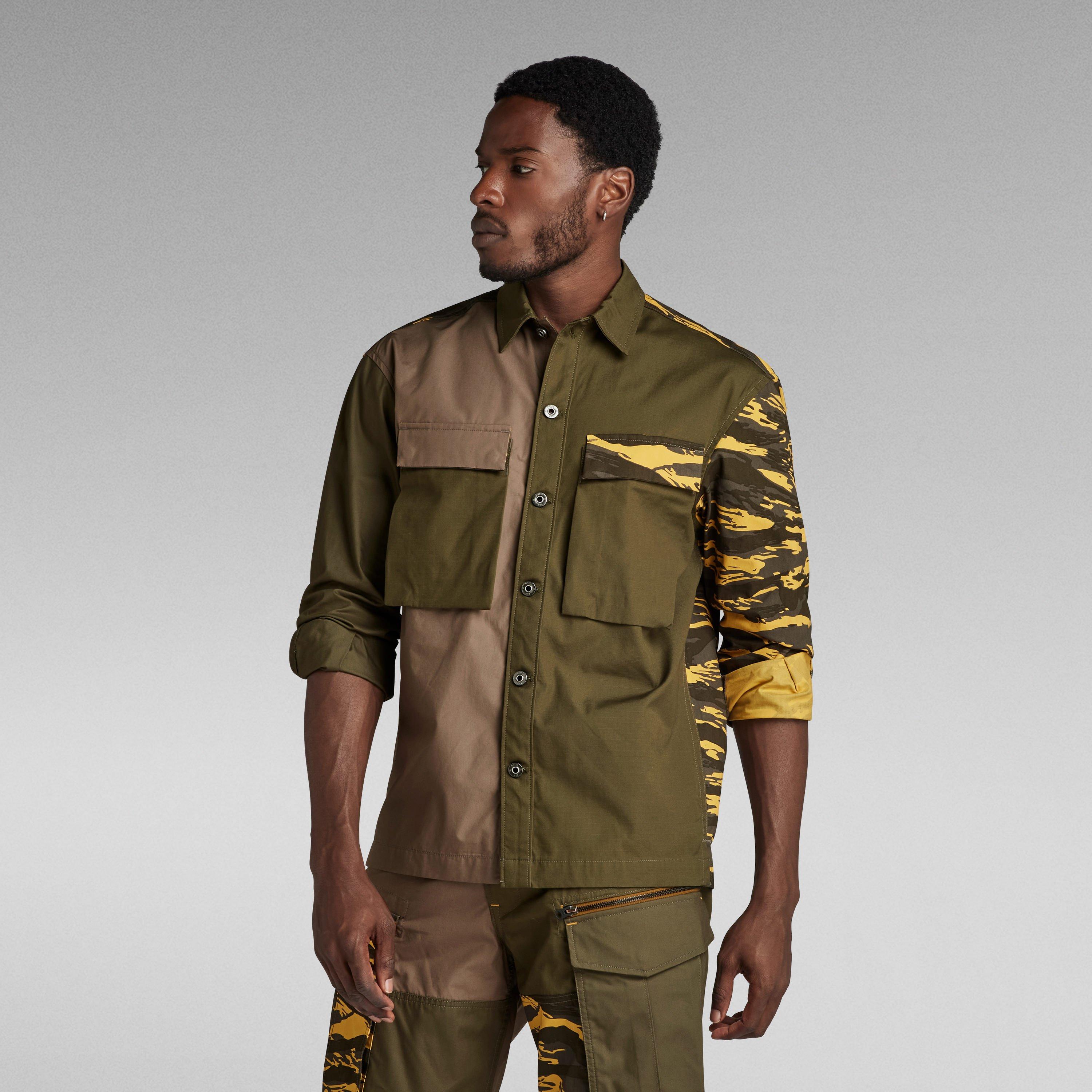 G Star Men's Boxy Long-Sleeve Oxford Shirt