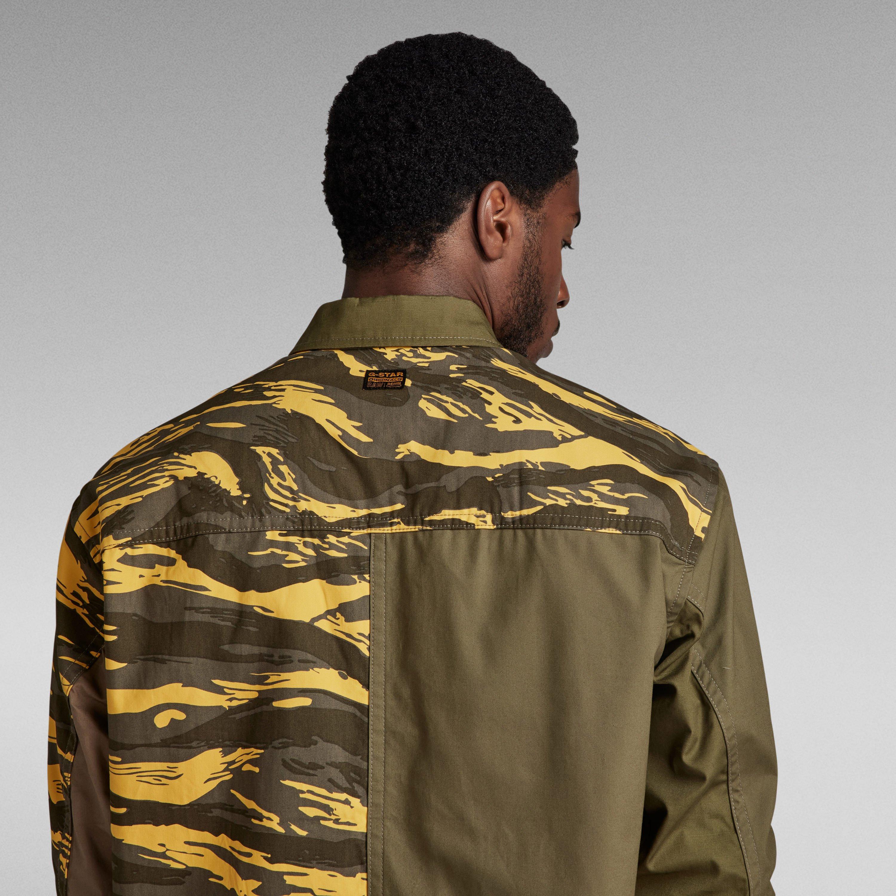 SHADOW OLIVE - G Star - Men's Boxy Long-Sleeve Oxford Shirt - 6