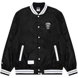 AAPE Varsity Embroidered Regular Fit Shell Jacket