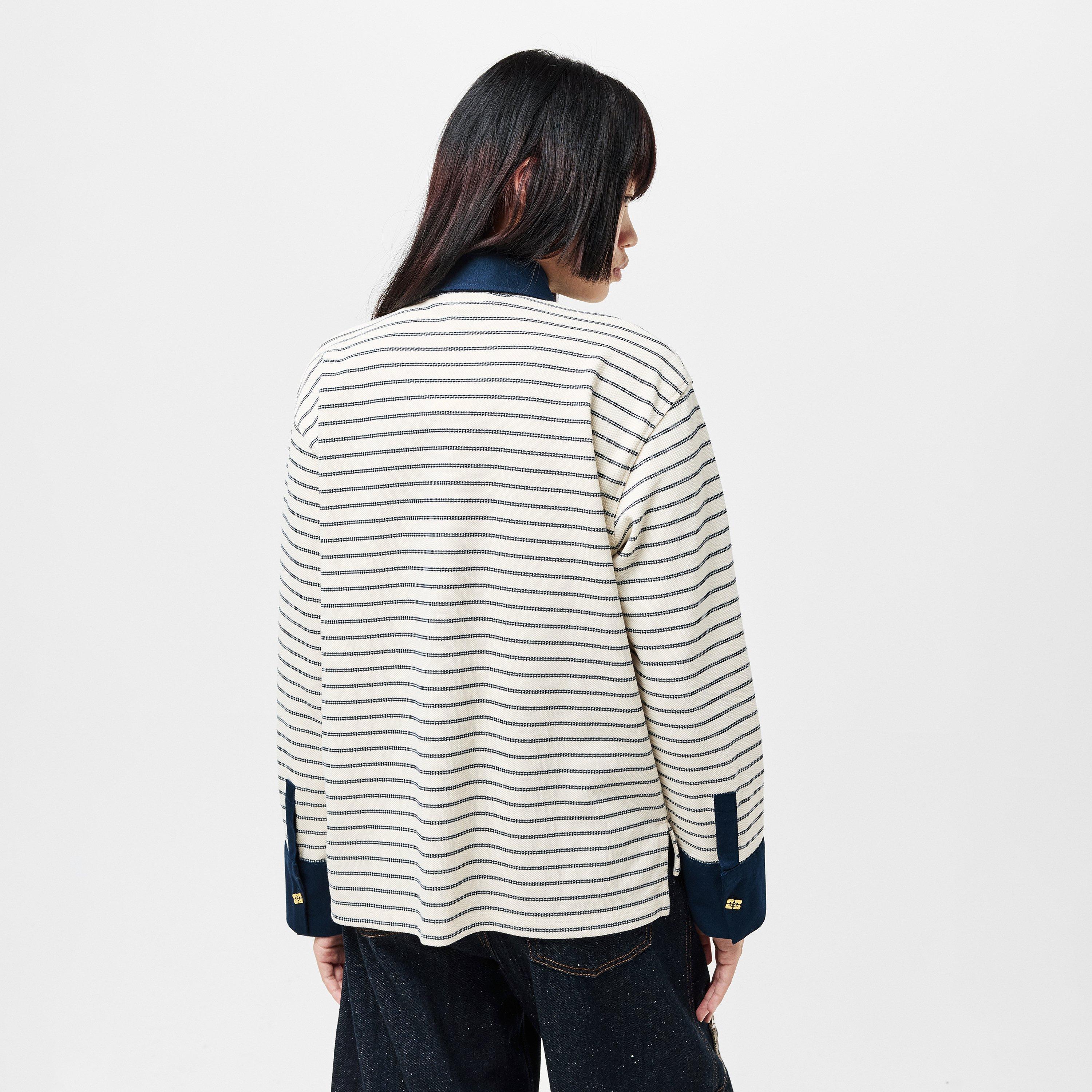 Egret - Ganni - Women's Rugby Polo Shirt - 4