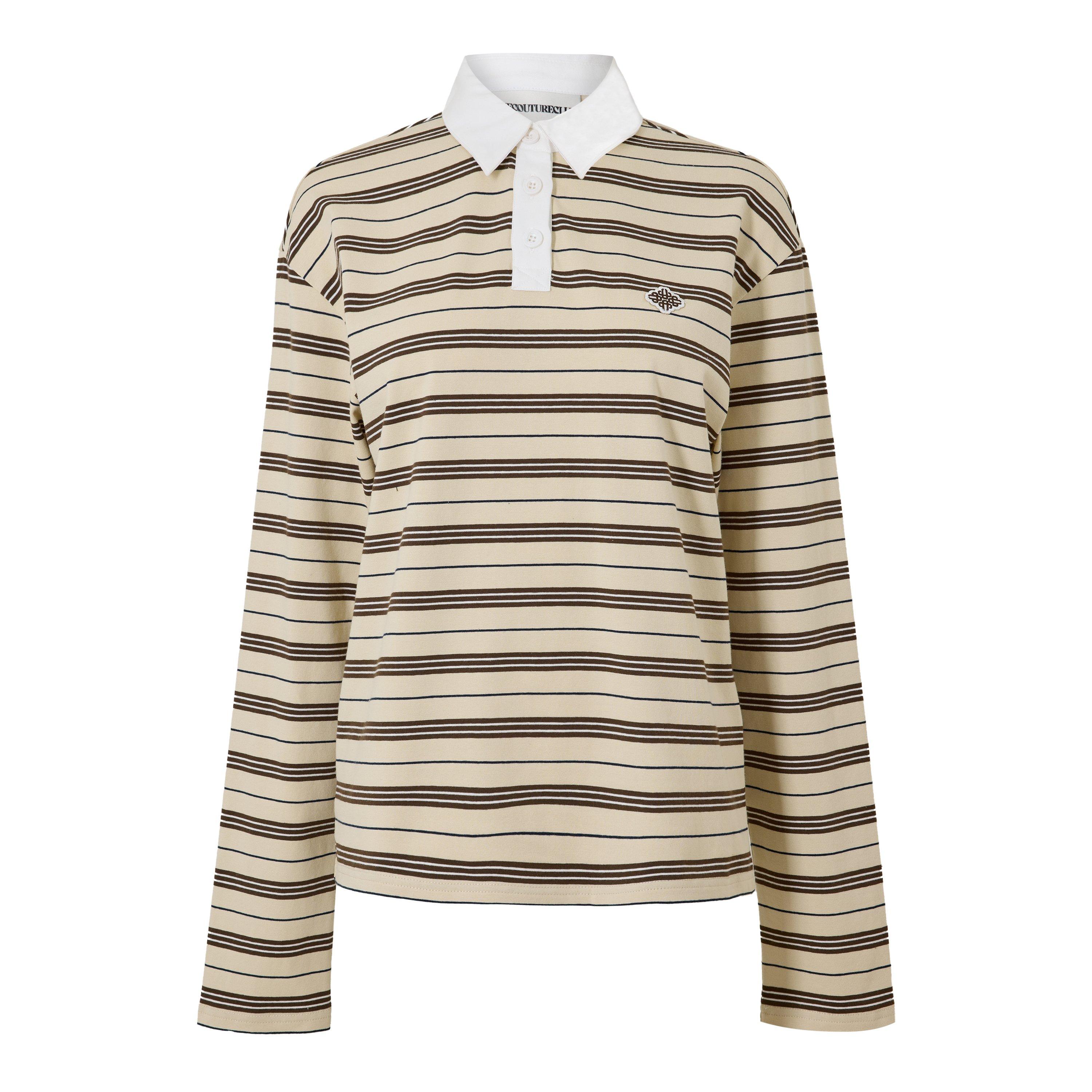 The Couture Club Couture Strp Rugby T Ld62