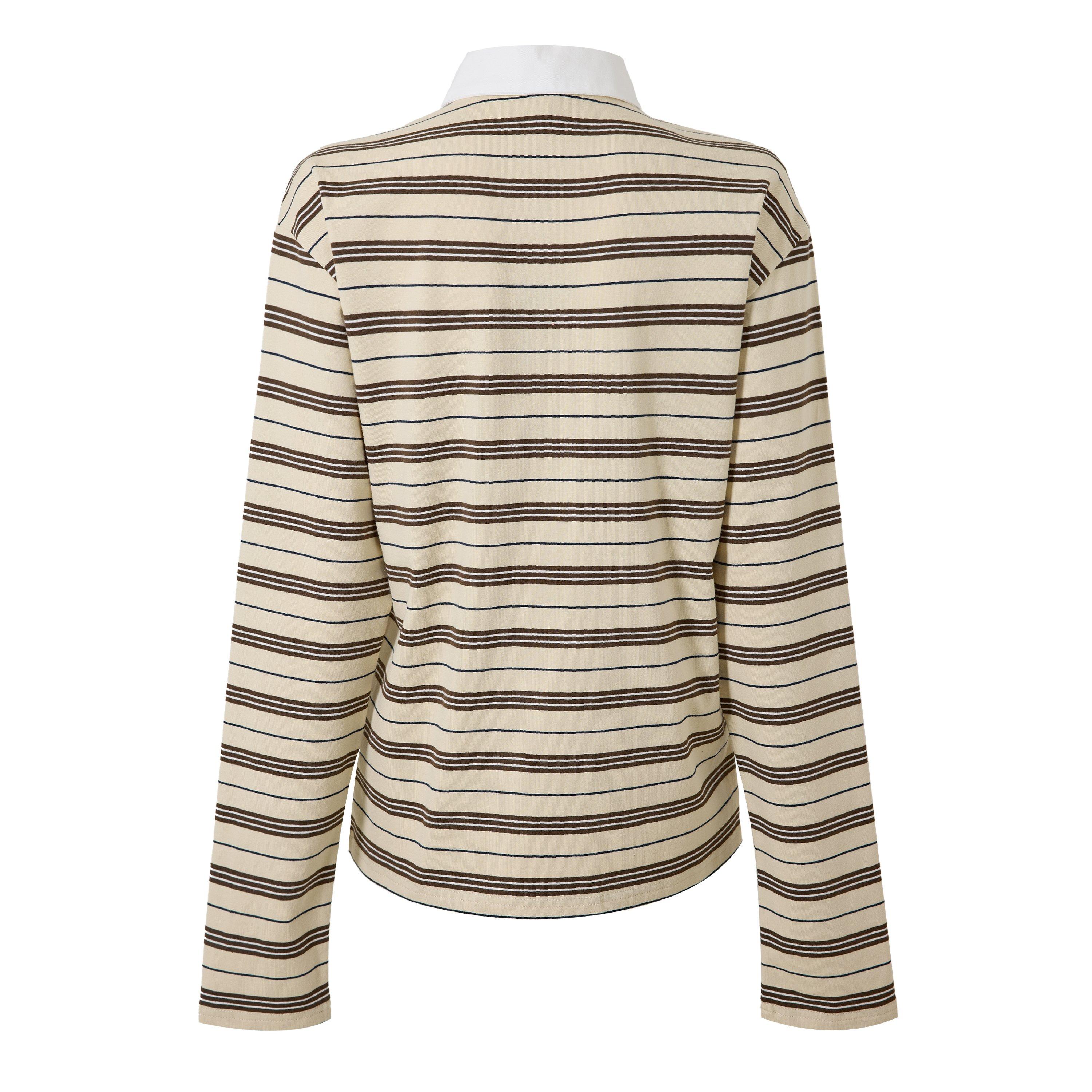 Crm/Choc - The Couture Club - Couture Strp Rugby T Ld62 - 2