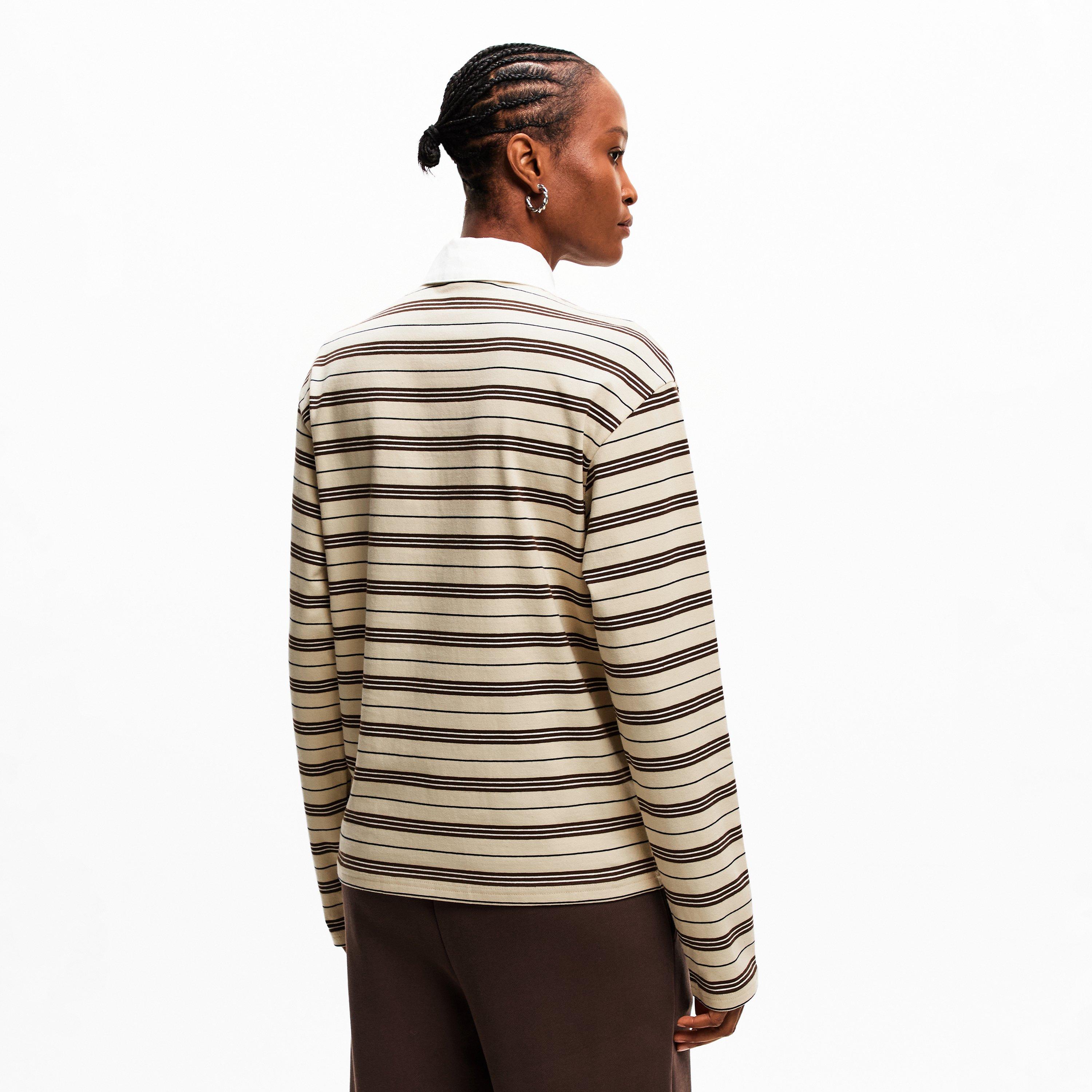 Crm/Choc - The Couture Club - Couture Strp Rugby T Ld62 - 4