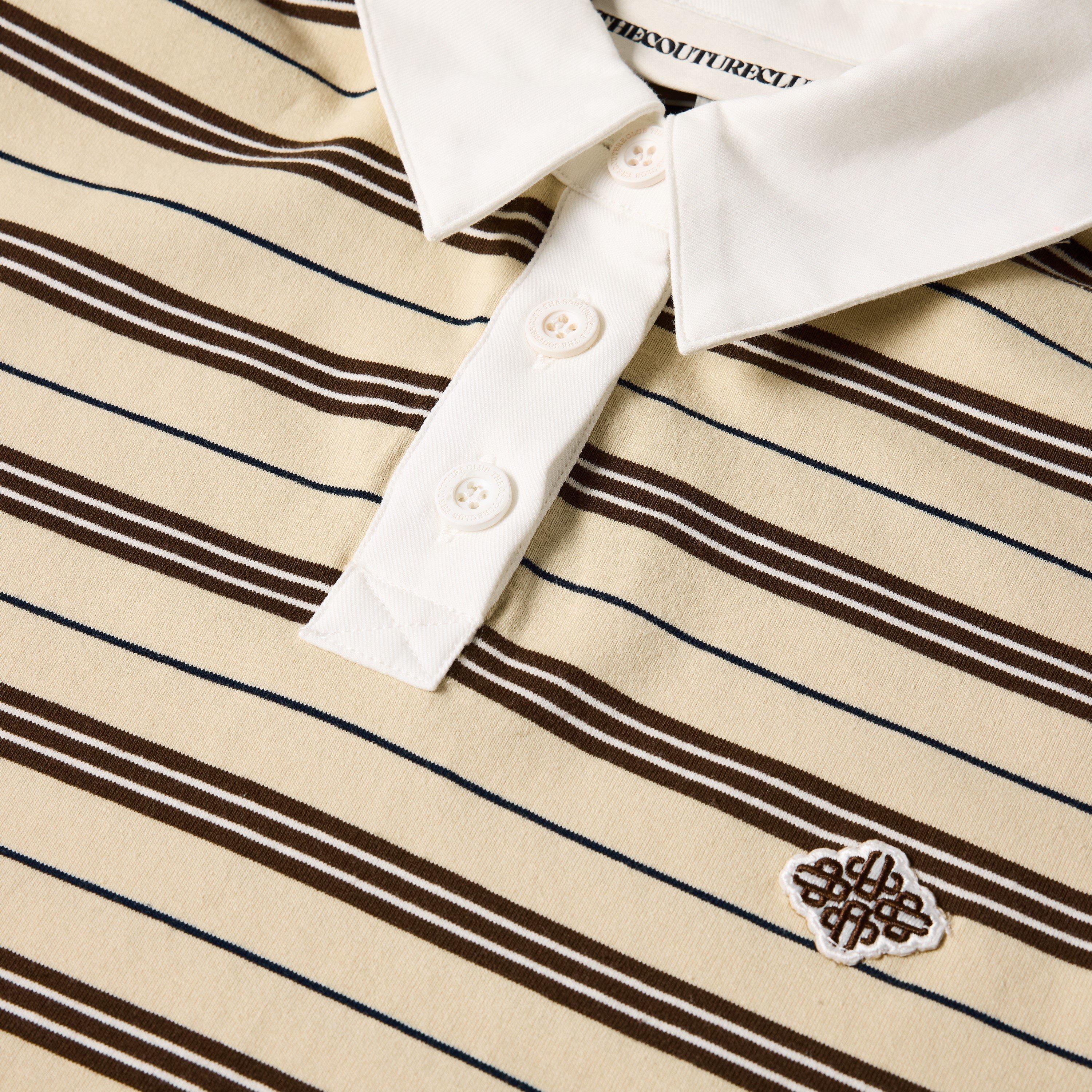 Crm/Choc - The Couture Club - Couture Strp Rugby T Ld62 - 5