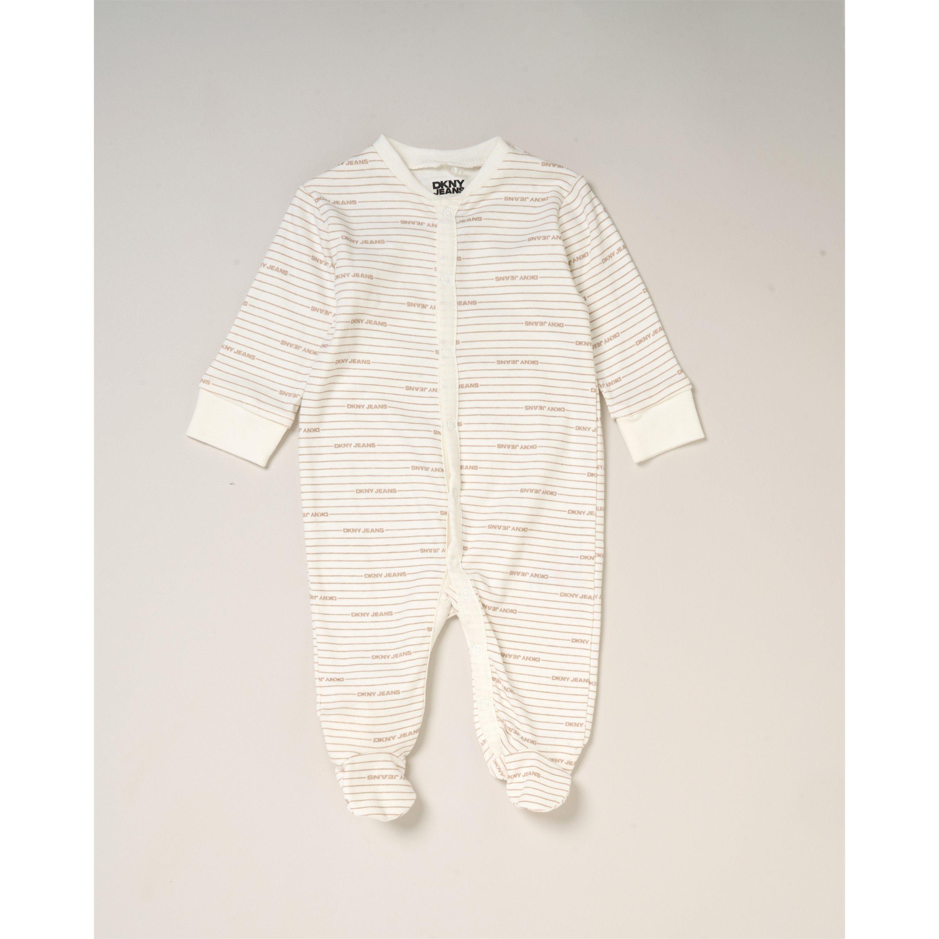 Taupe Marle - DKNY - Kids' Top and Trouser Pyjama Set - 3