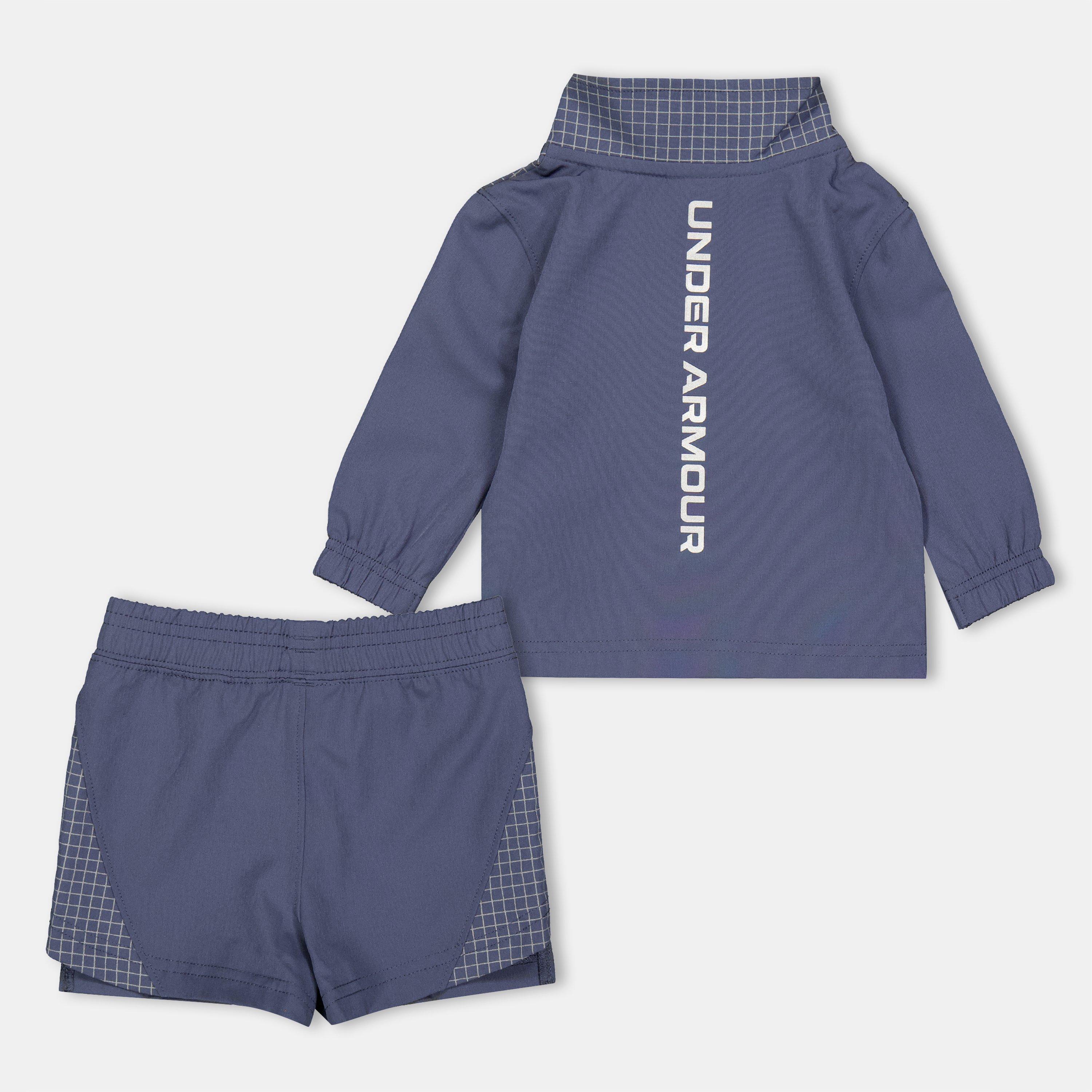 Down Gray - Under Armour - Kids' Top and Shorts Set - 2